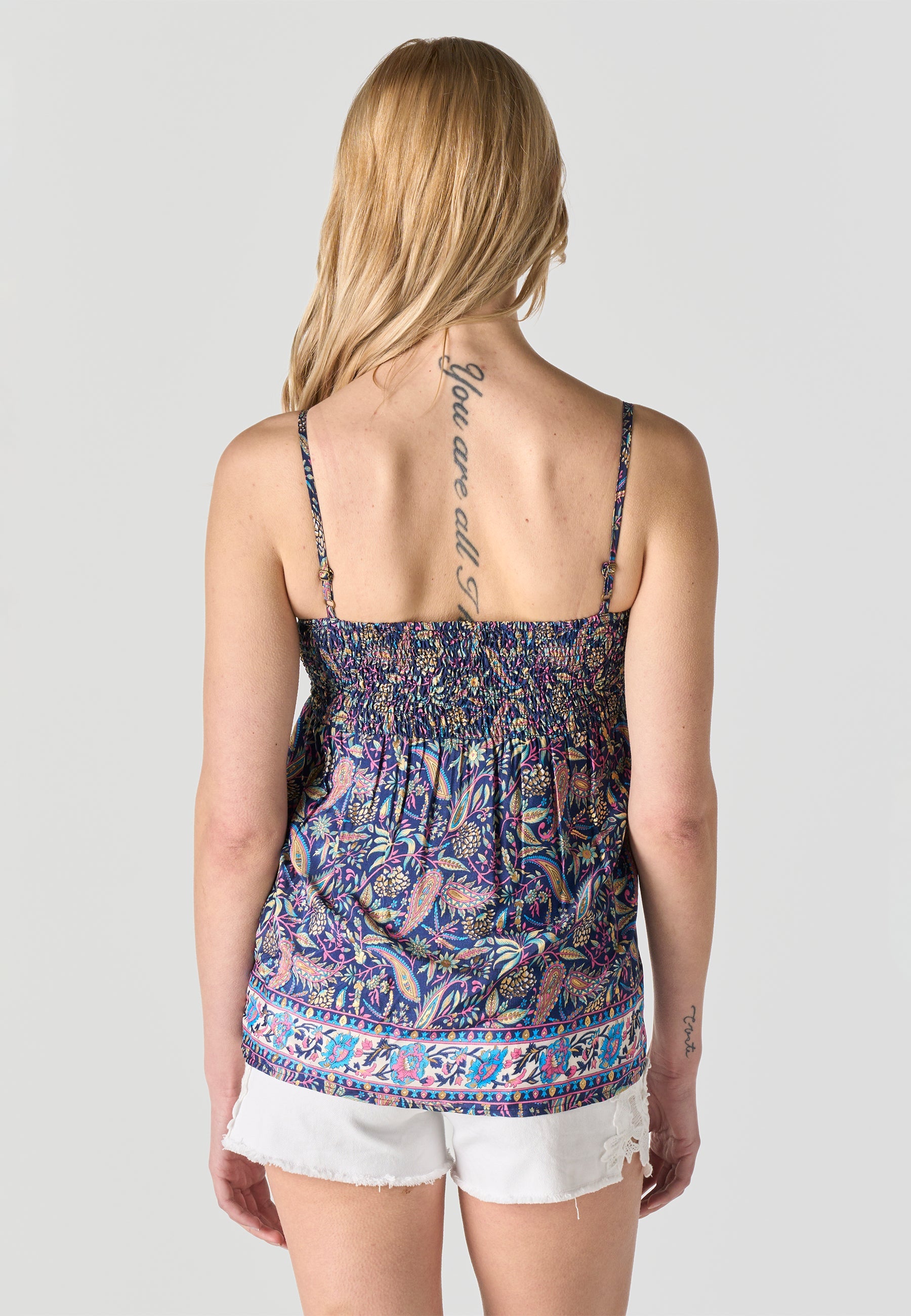 Blusa Mujer Tirantes Satén Escote Cruzado – Koroshi 2612BL97