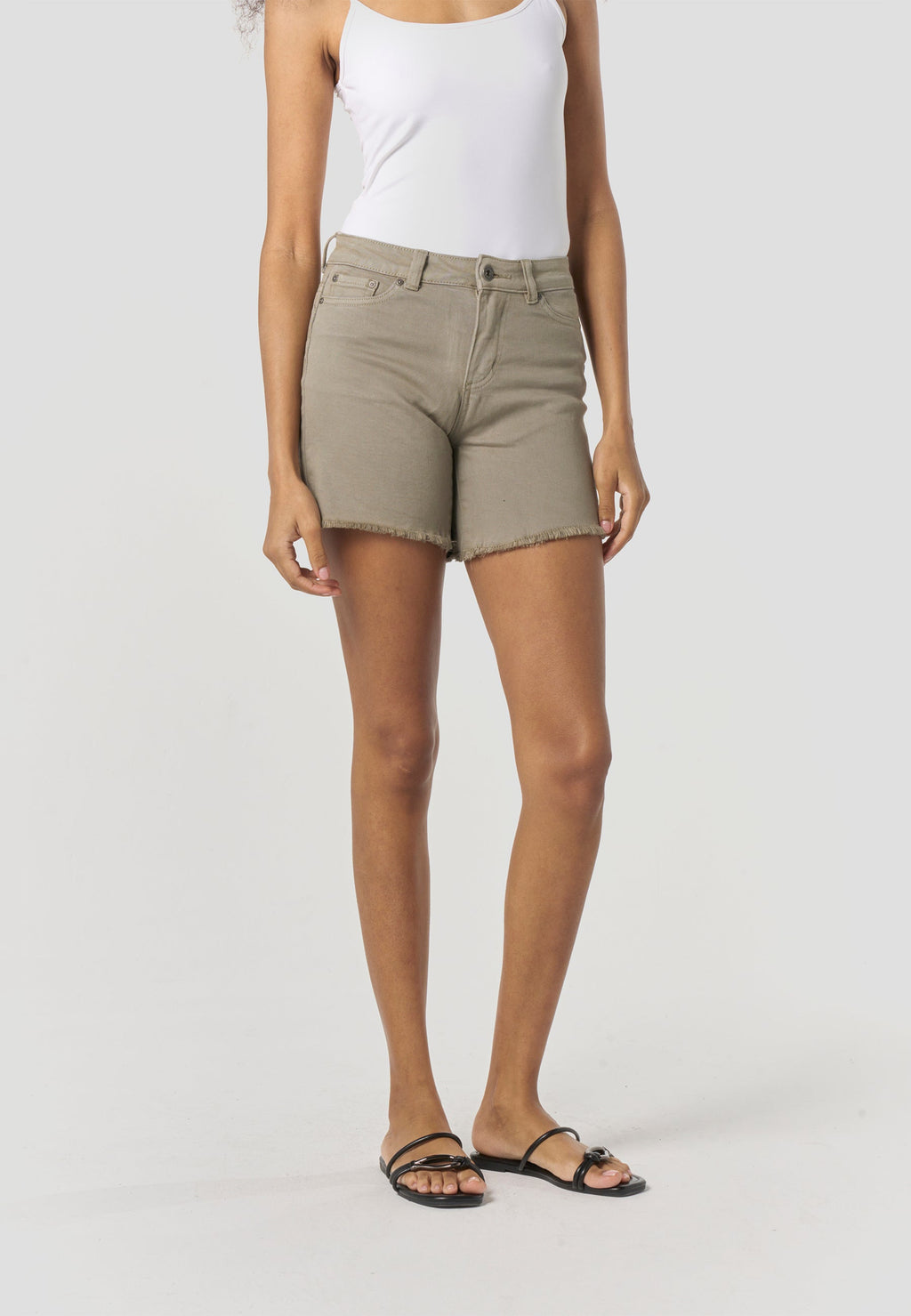 Pantalón Corto Mujer Algodón Bajo Desflecado – Koroshi 2612PS45