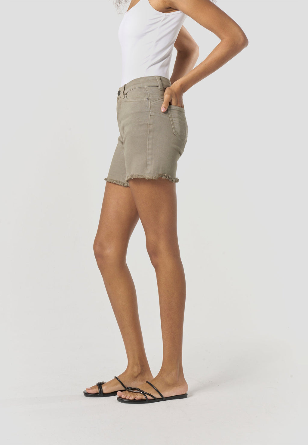 Pantalón Corto Mujer Algodón Bajo Desflecado – Koroshi 2612PS45