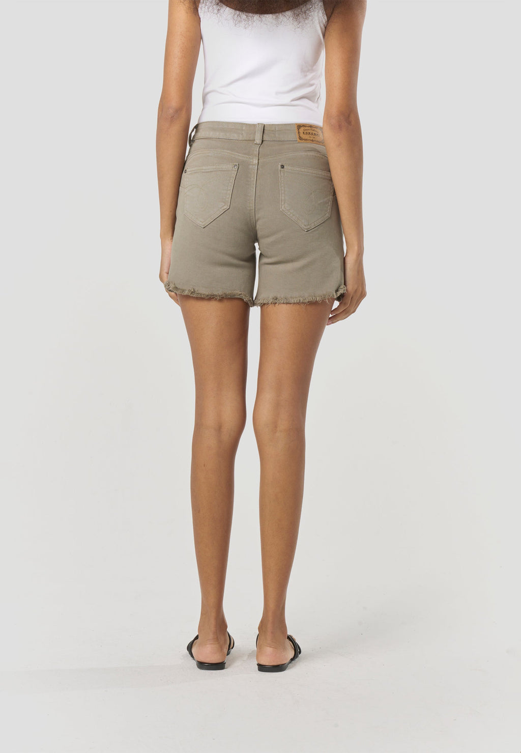 Pantalón Corto Mujer Algodón Bajo Desflecado – Koroshi 2612PS45