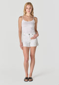 Pantalón Corto Mujer Vaquero Blonda – Koroshi Blanco