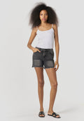 Pantalón Corto Mujer Vaquero Tachas – Koroshi Negro