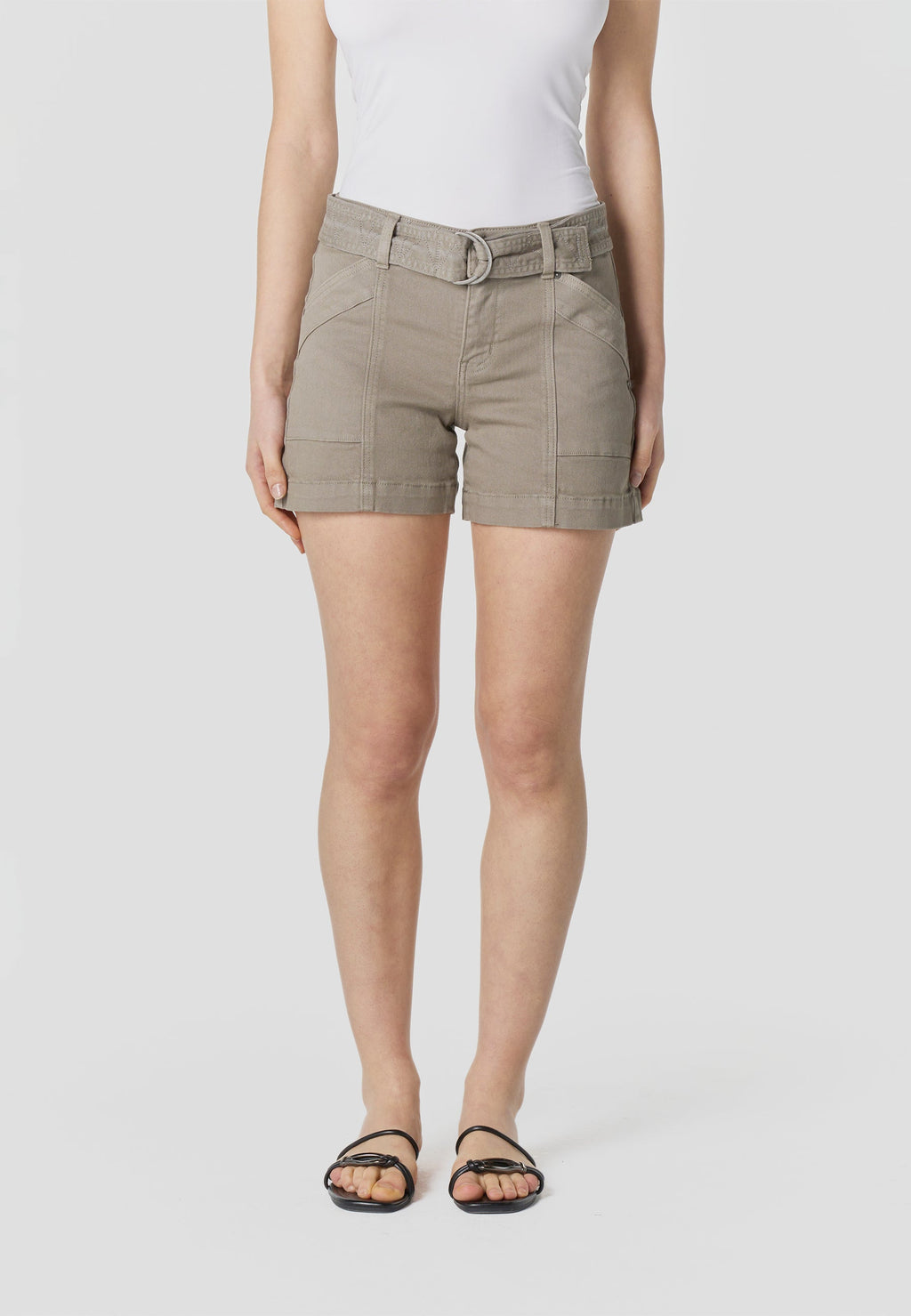 Pantalón Corto Mujer con Cinturón Cinco Bolsillos – Koroshi 2612PS55