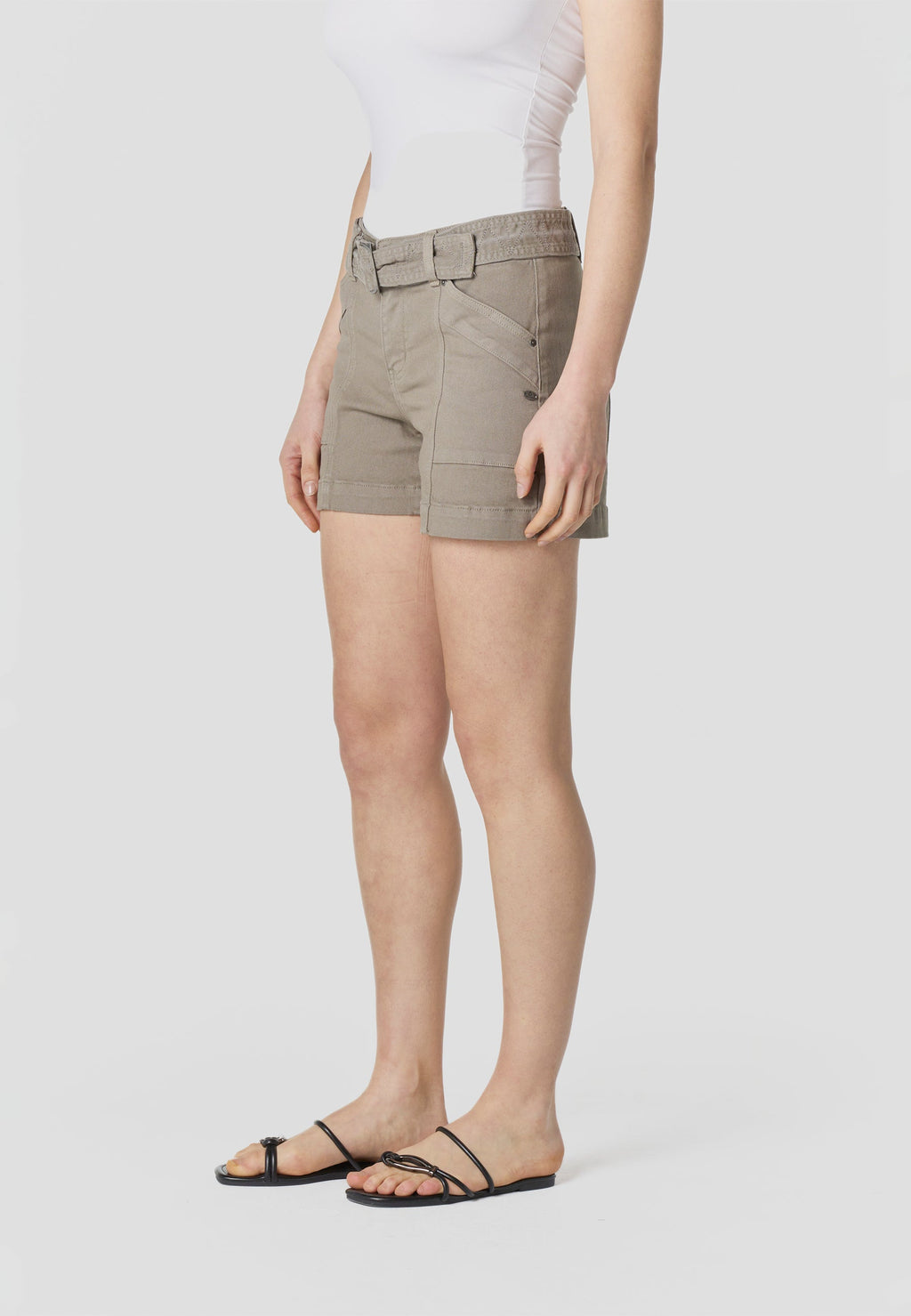 Pantalón Corto Mujer con Cinturón Cinco Bolsillos – Koroshi 2612PS55