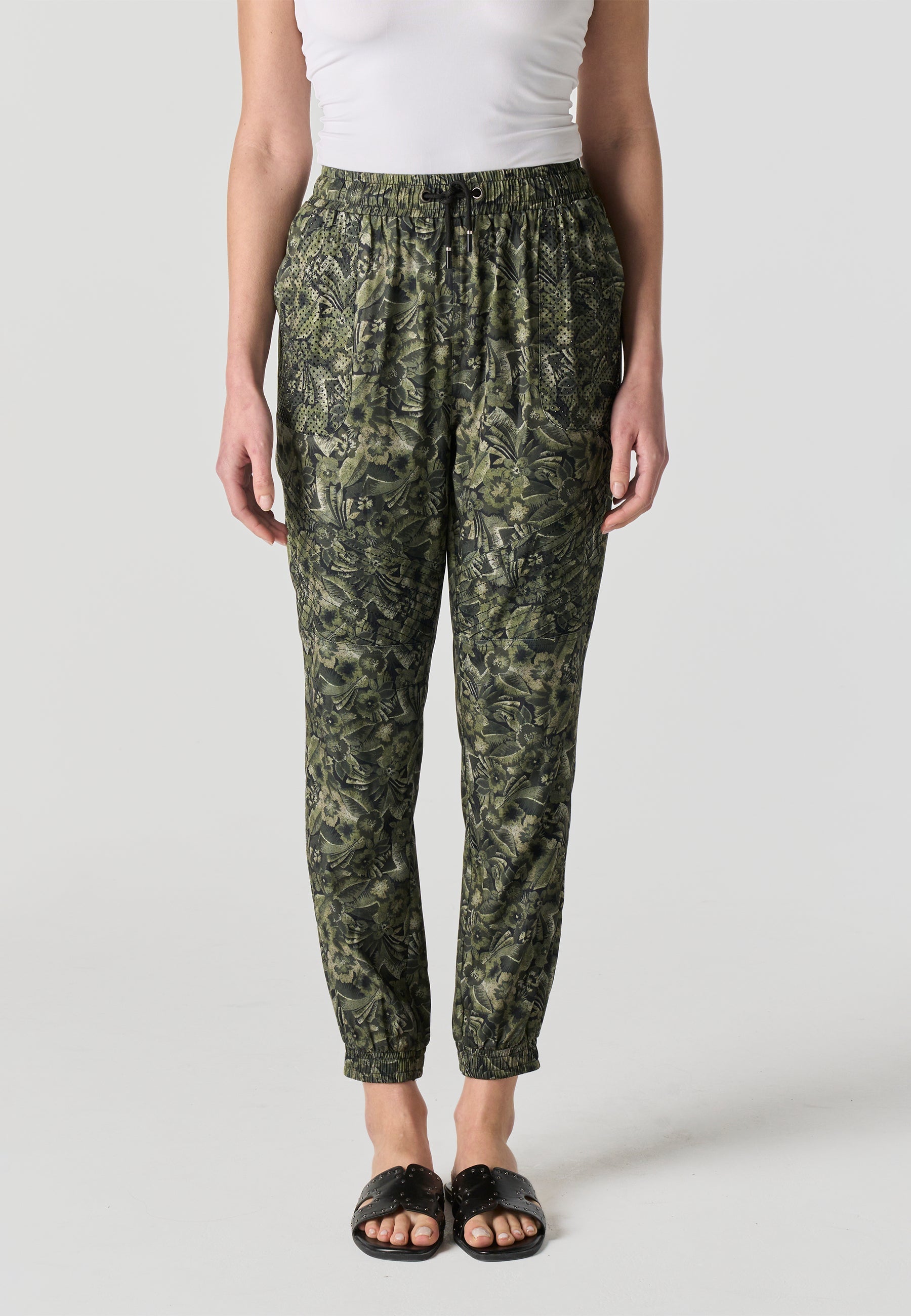 Pantalón Jogger Mujer Estampado – Koroshi Kaki