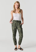Pantalón Jogger Mujer Estampado – Koroshi Kaki