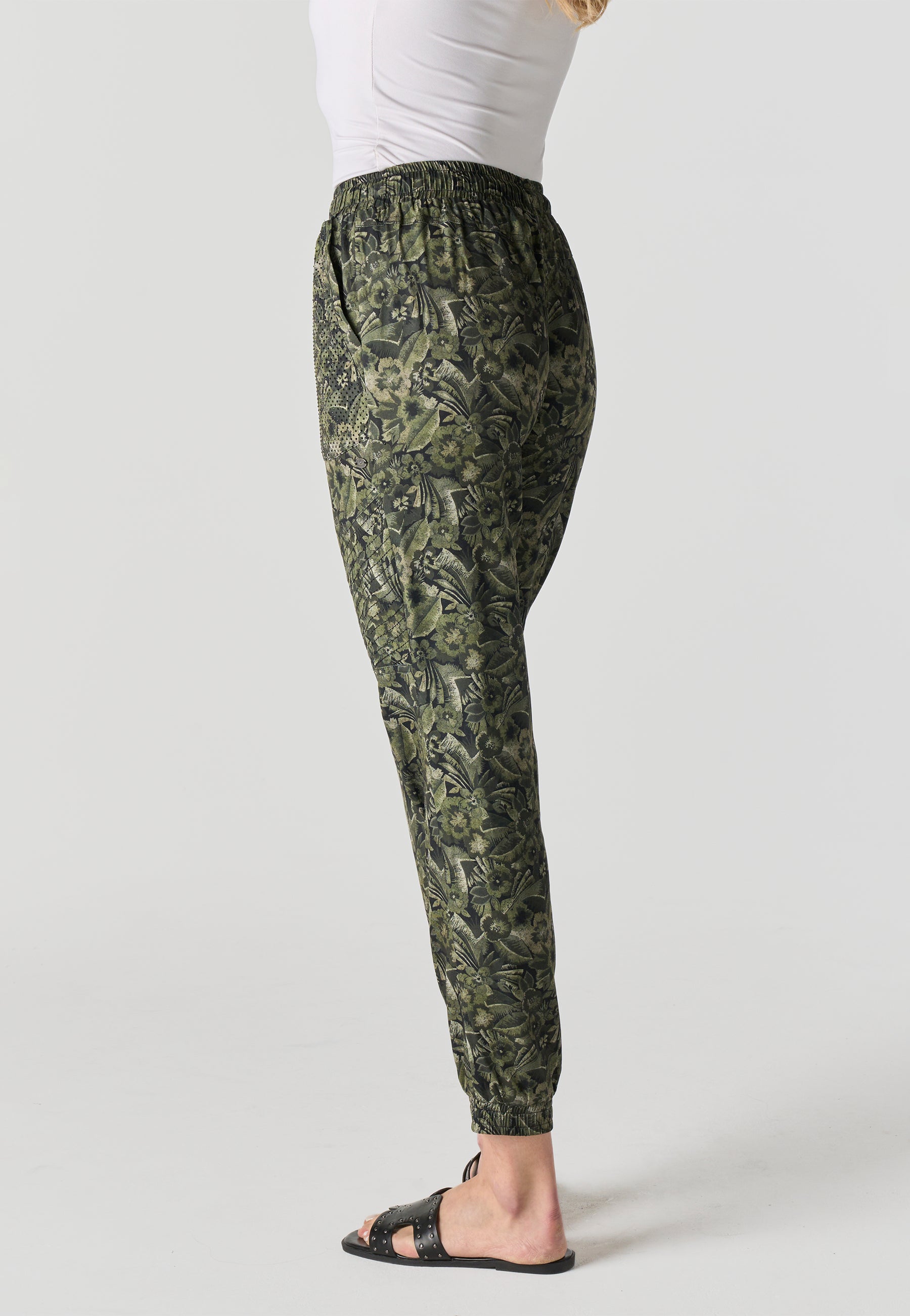 Pantalón Jogger Mujer Estampado – Koroshi Kaki