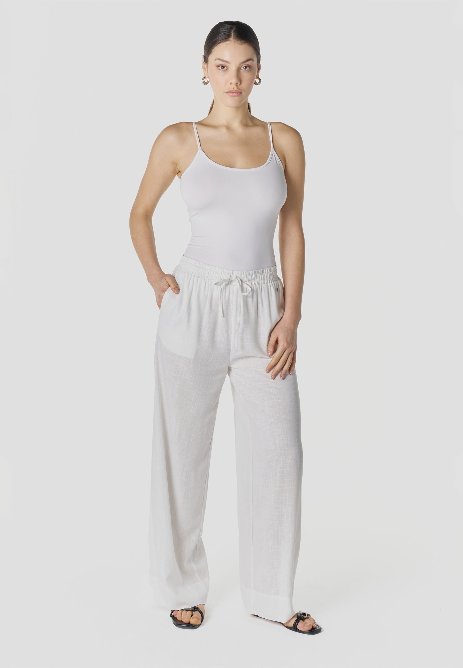 Pantalón Jogger Mujer Lino – Koroshi 2612PT95
