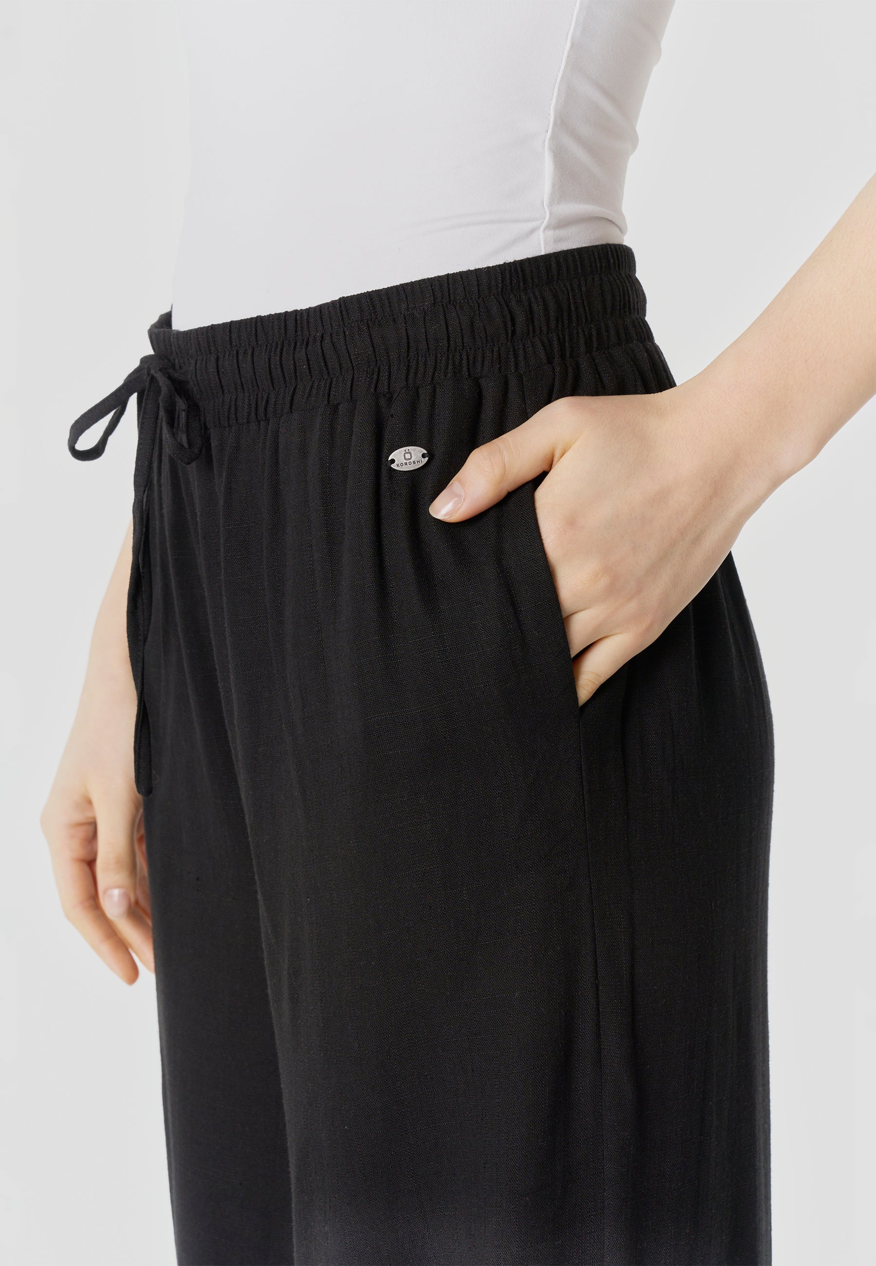 Pantalón Jogger Mujer Lino – Koroshi 2612PT95