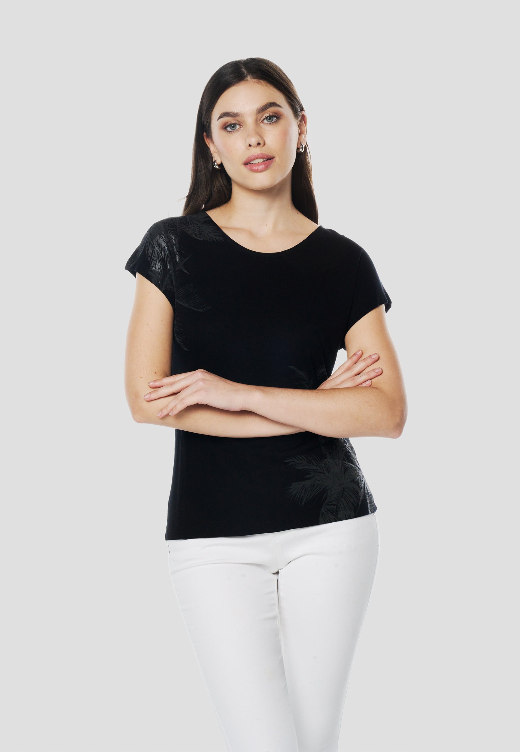 Camiseta Mujer Manga Corta Estampada – Koroshi 2612TP04