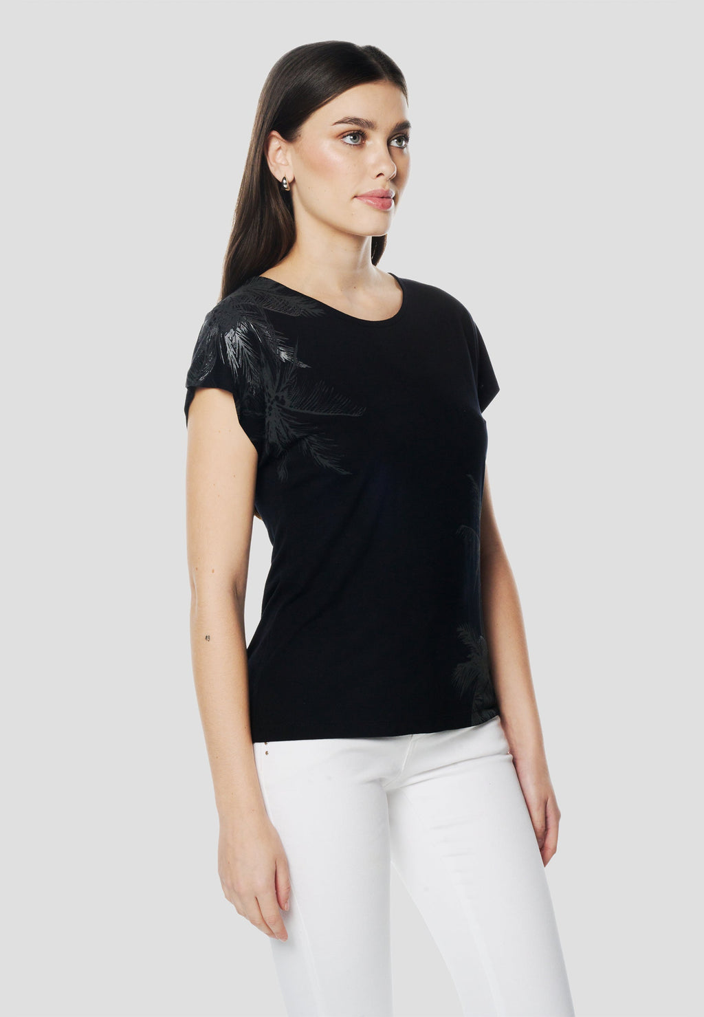 Camiseta Mujer Manga Corta Estampada – Koroshi 2612TP04