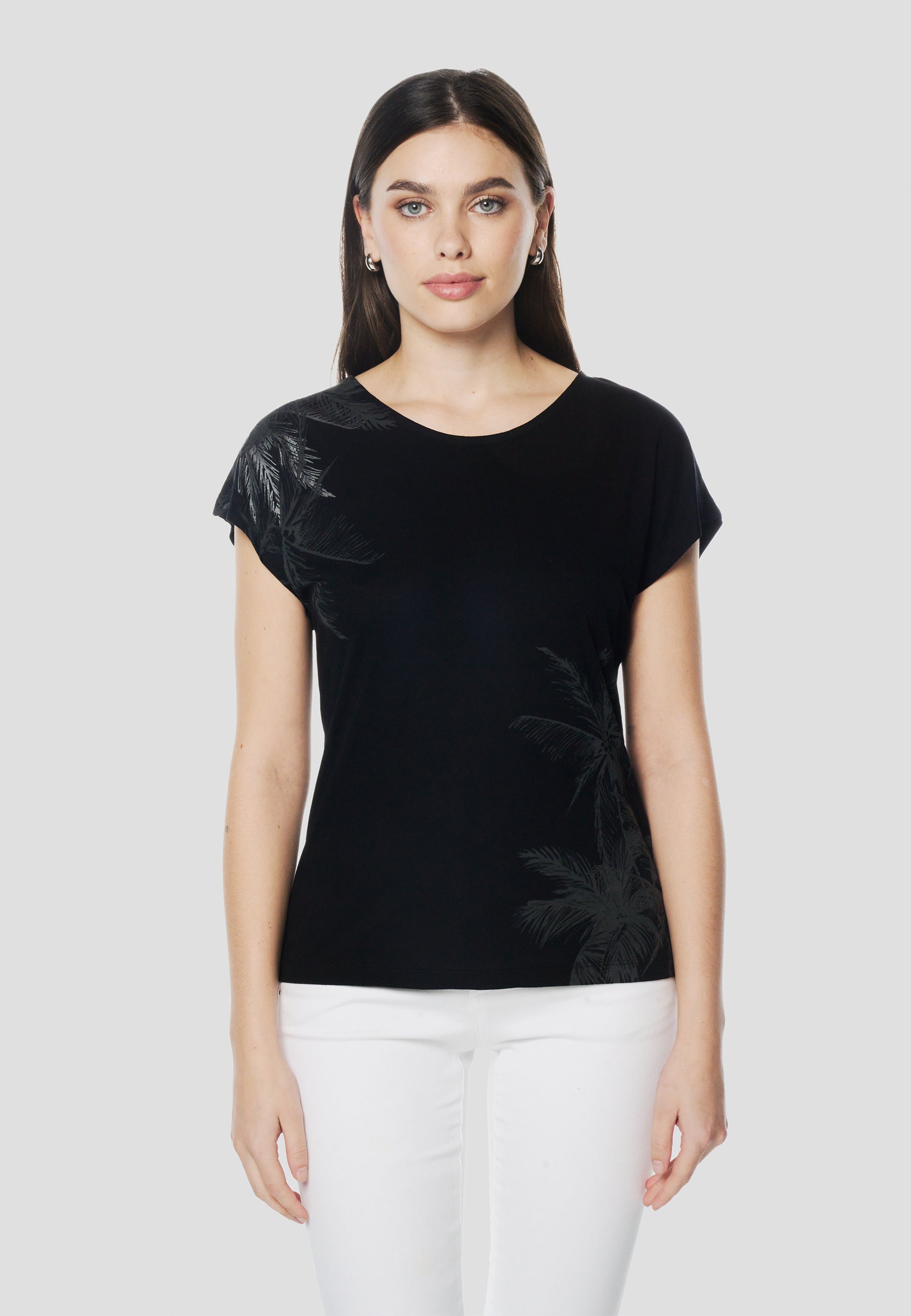 Camiseta Mujer Manga Corta Estampada – Koroshi 2612TP04