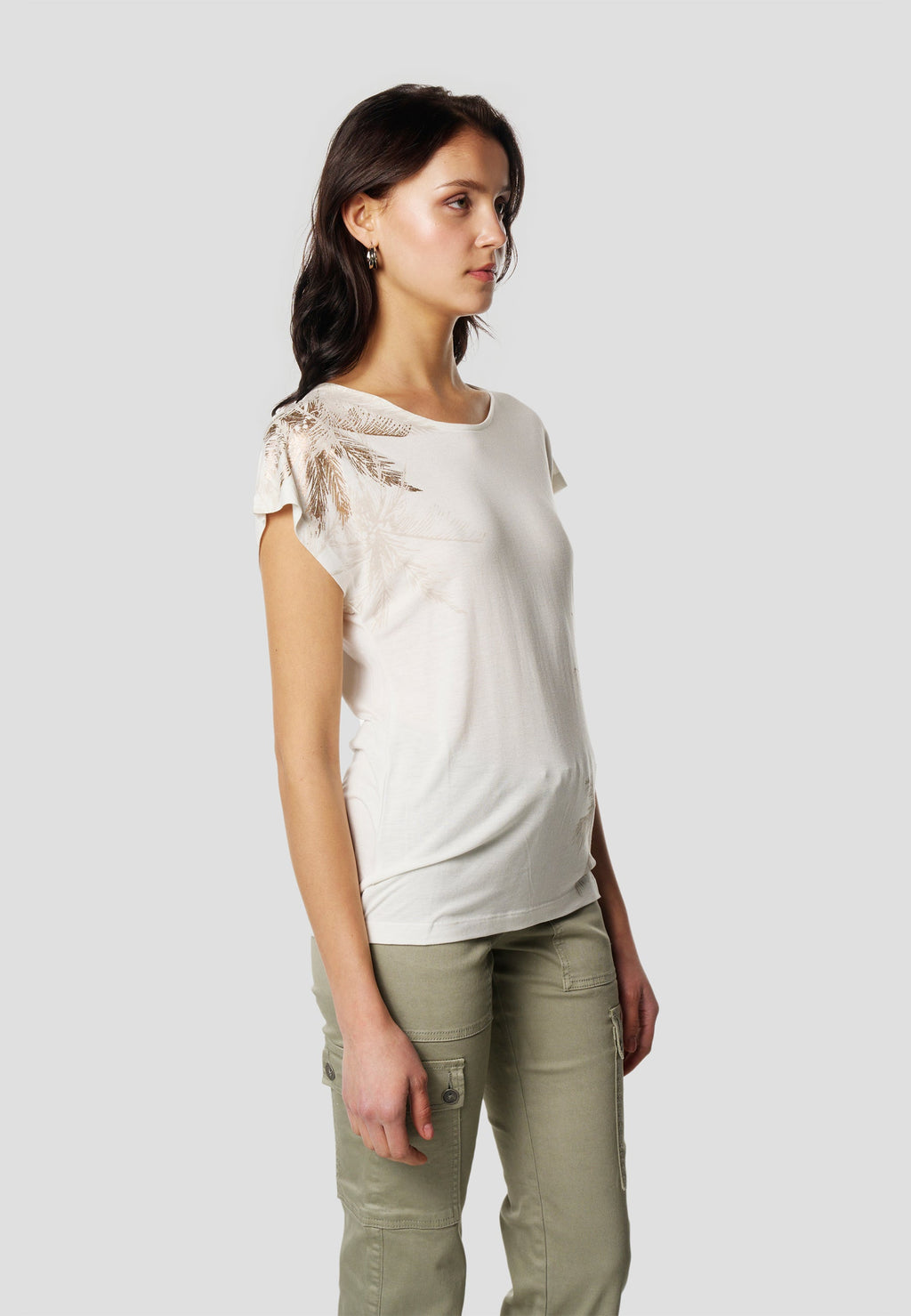 Camiseta Mujer Manga Corta Estampada – Koroshi 2612TP04