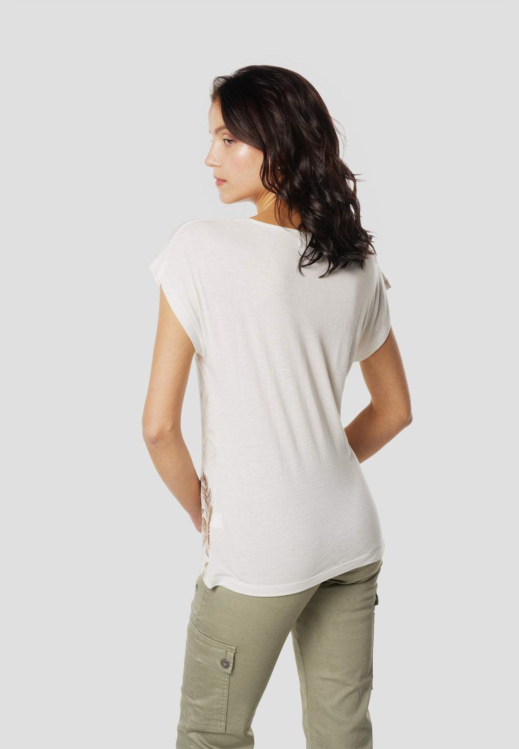 Camiseta Mujer Manga Corta Estampada – Koroshi 2612TP04