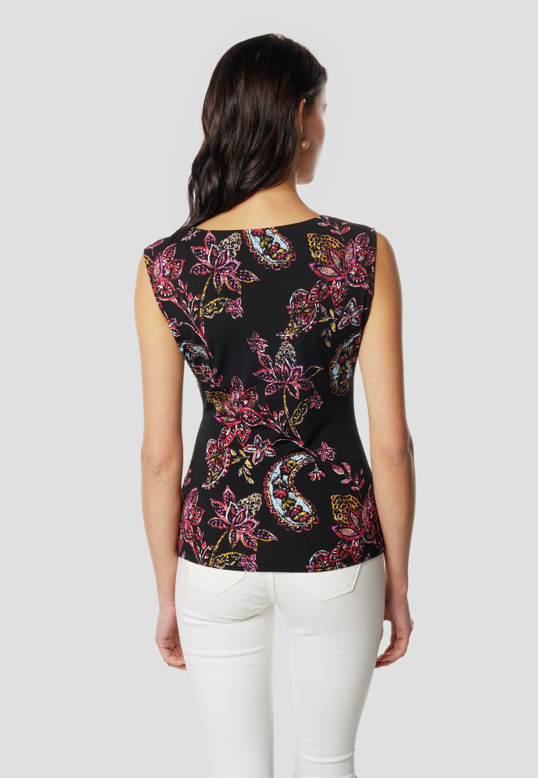 Camiseta Mujer Tirantes Estampada – Koroshi Negra