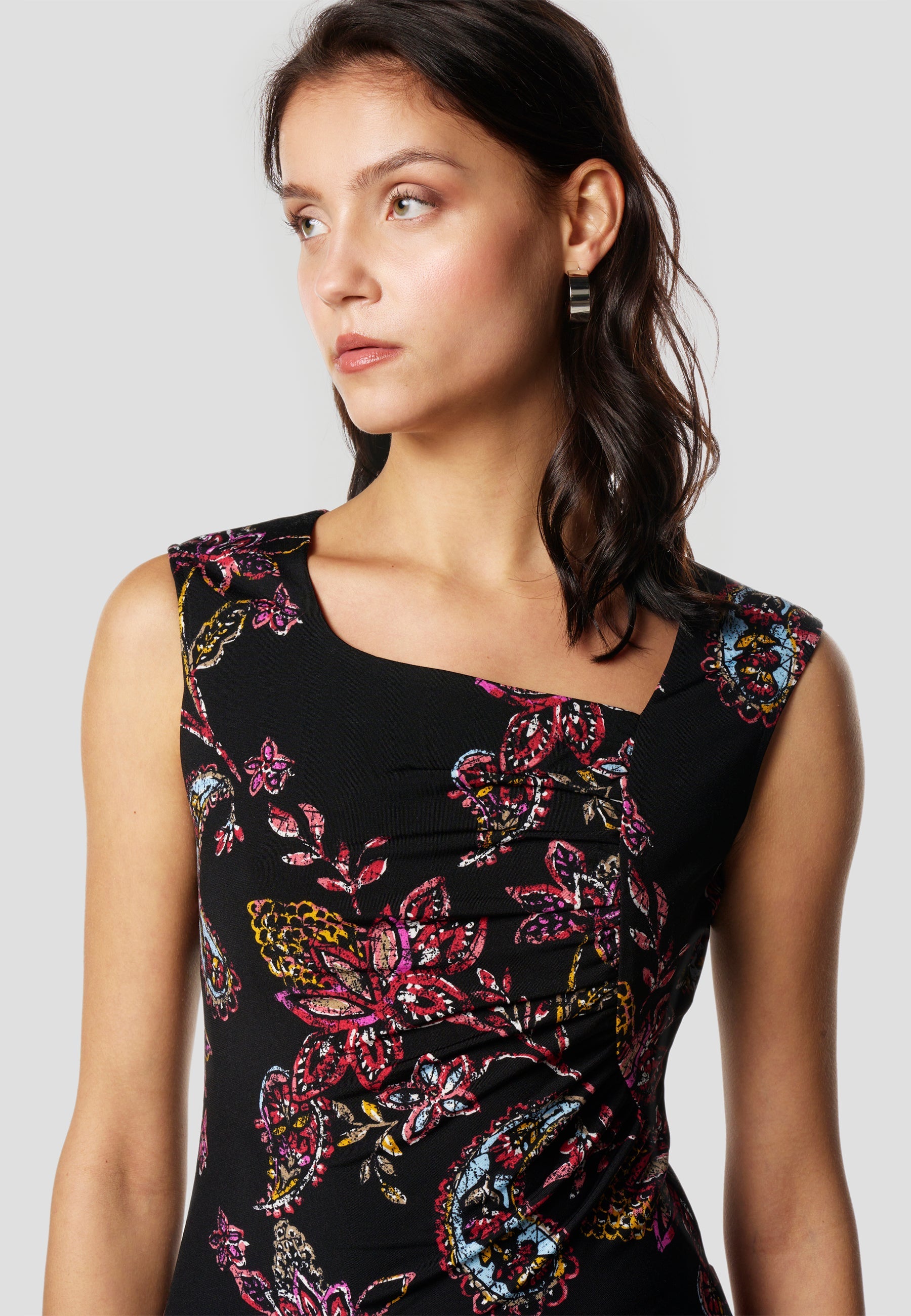 Camiseta Mujer Tirantes Estampada – Koroshi Negra
