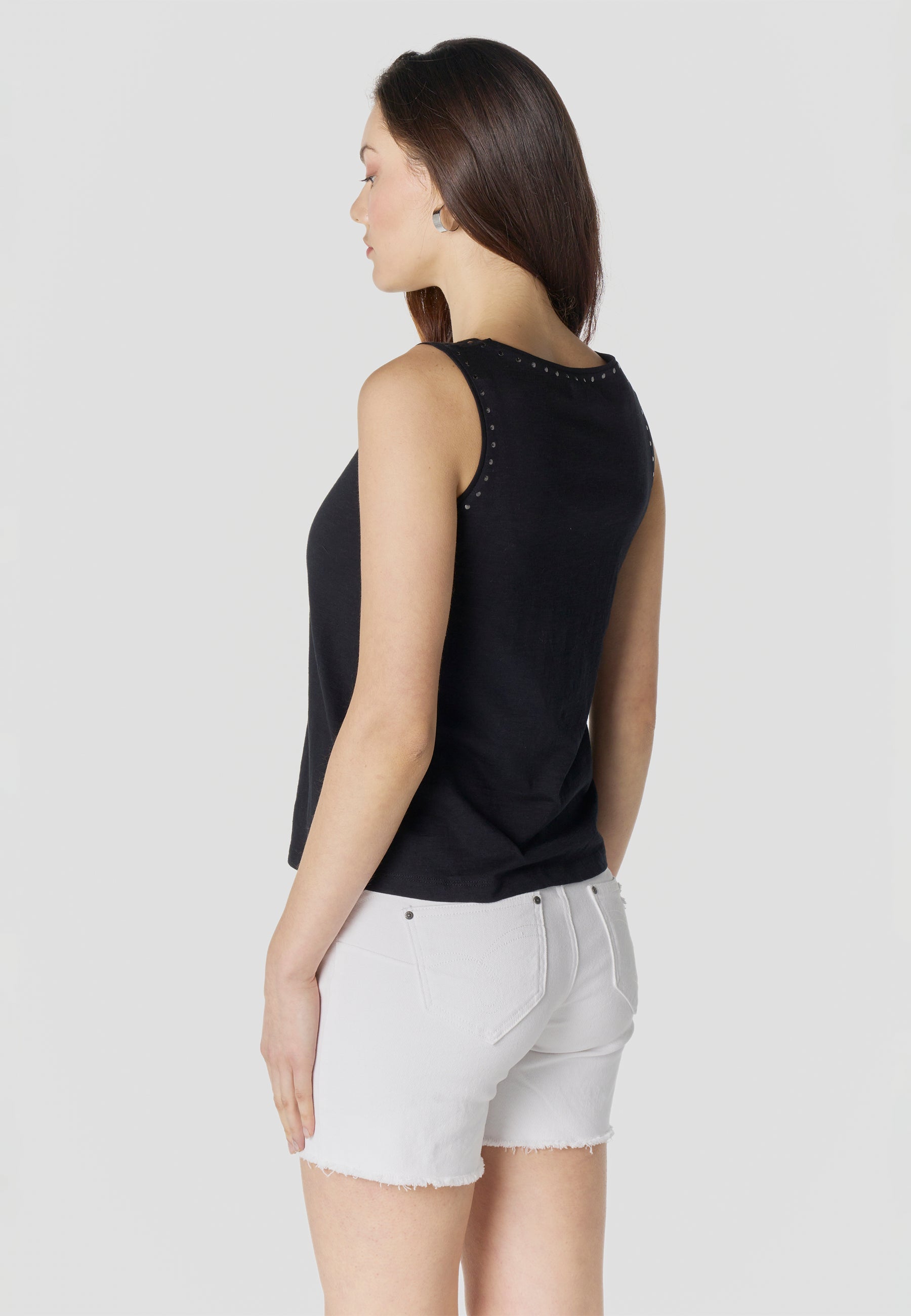 Camiseta Mujer Tirantes con Tachas en Escote – Koroshi 2612TP70
