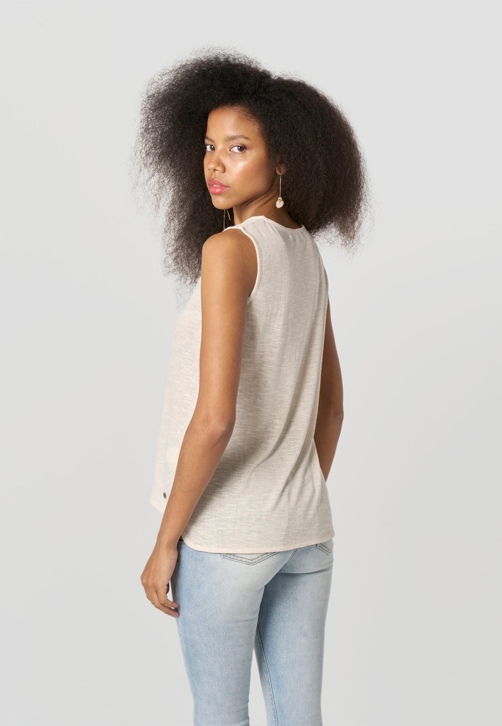 Camiseta Mujer Tirantes Brillos – Koroshi 2612TP74