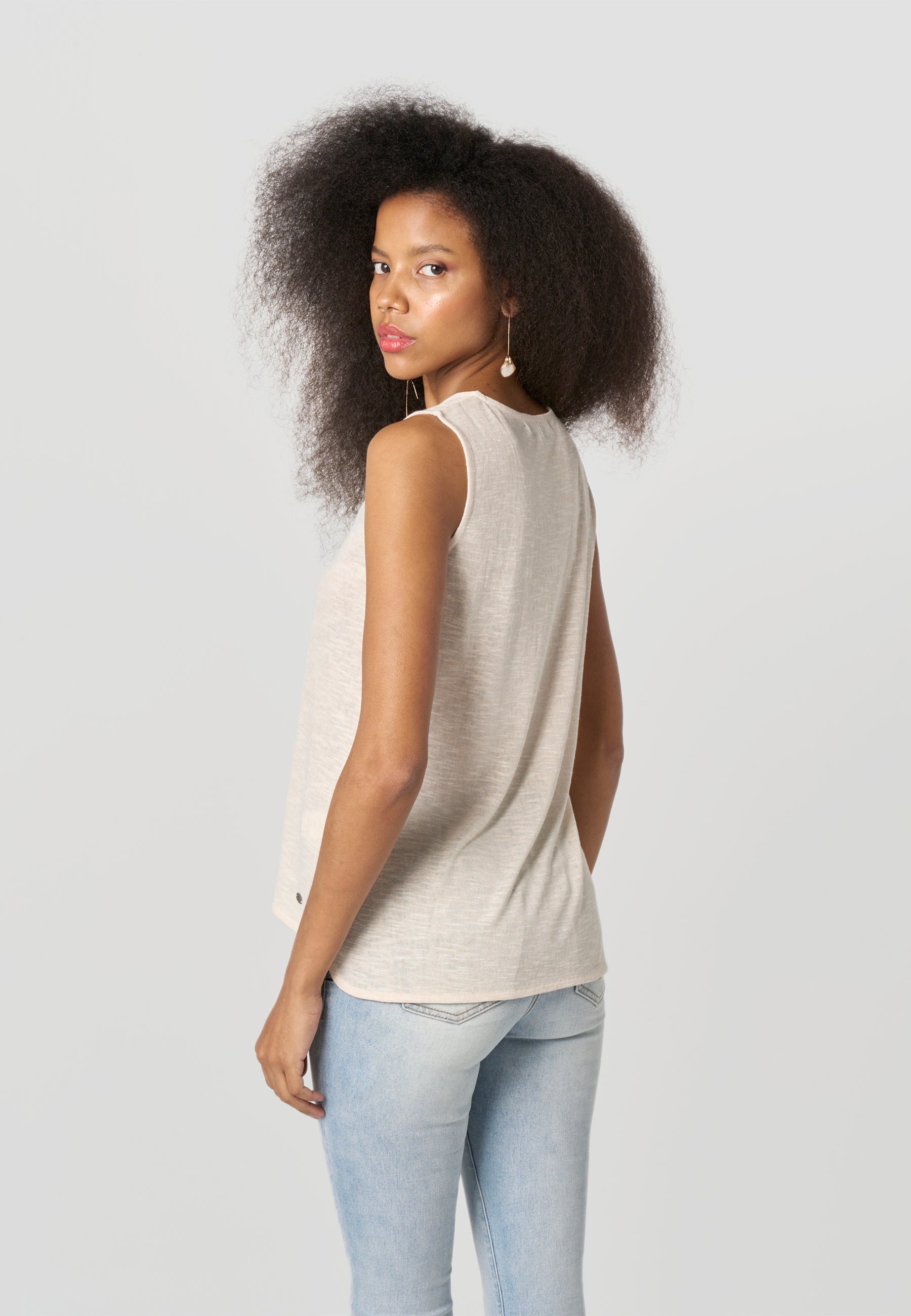 Camiseta Mujer Tirantes Brillos – Koroshi 2612TP74
