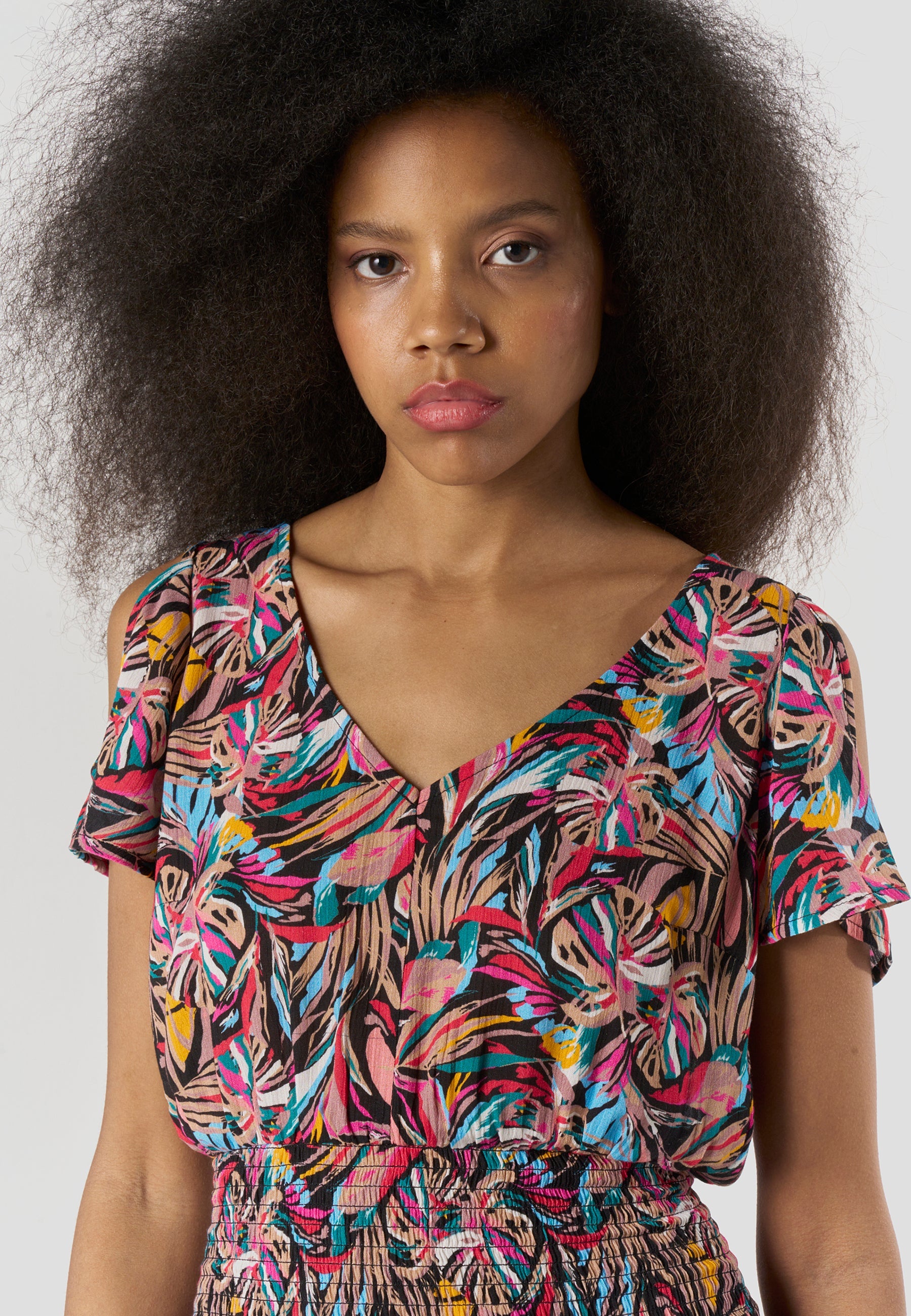 Vestido Mujer Largo Estampado – Koroshi Multicolor