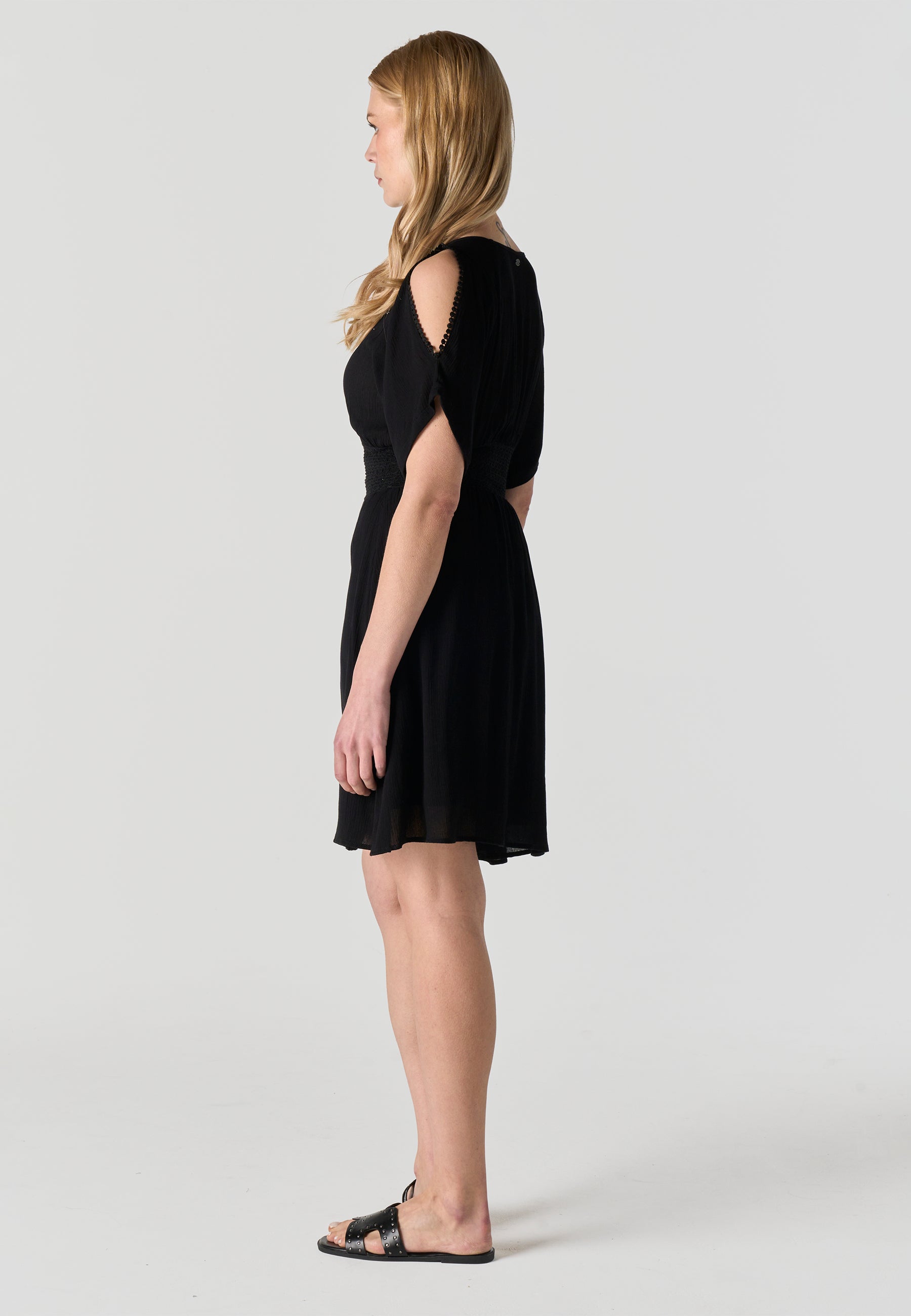 Vestido Mujer Corto Bordado – Koroshi 2612VS15