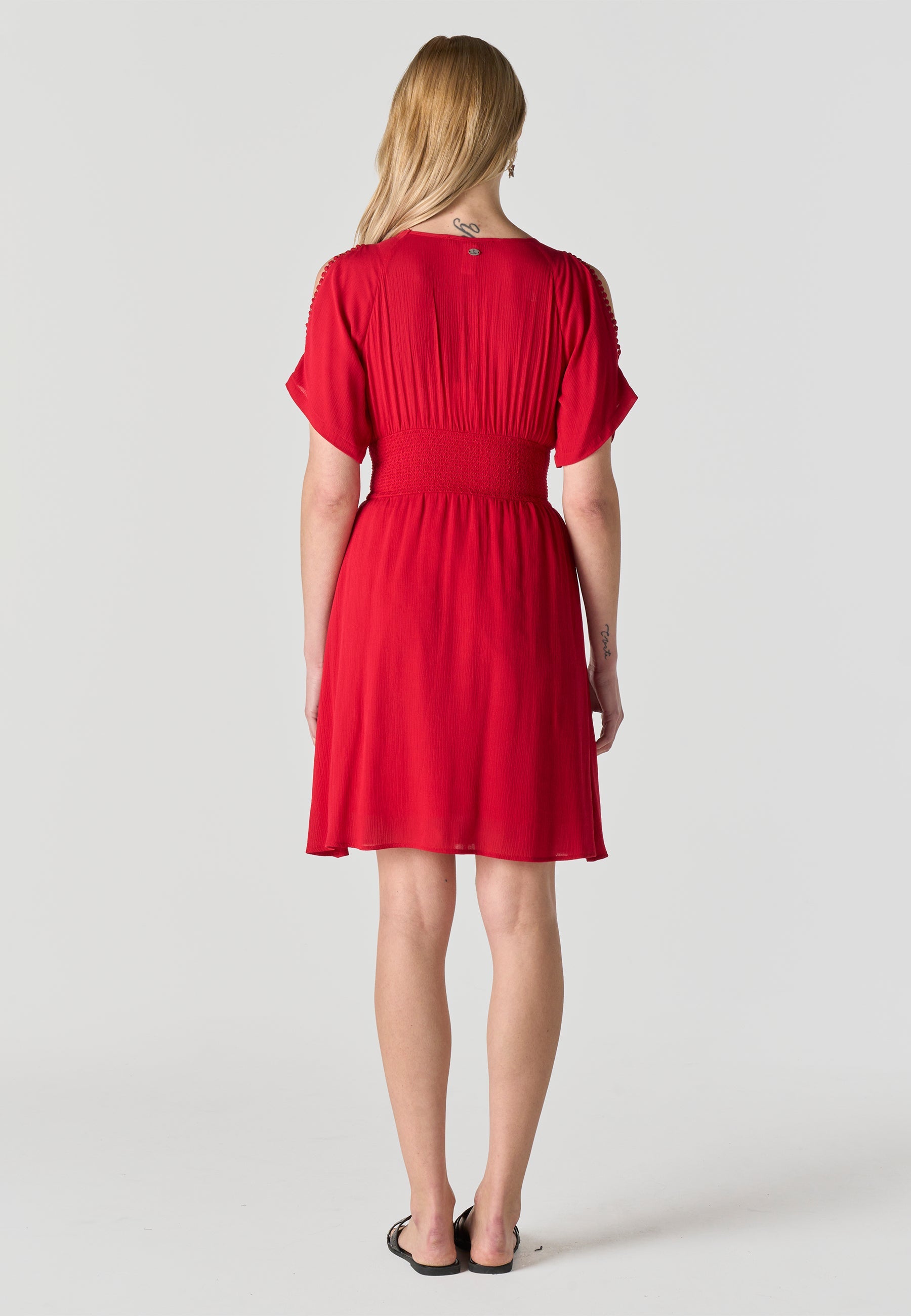 Vestido Mujer Corto Bordado – Koroshi 2612VS15