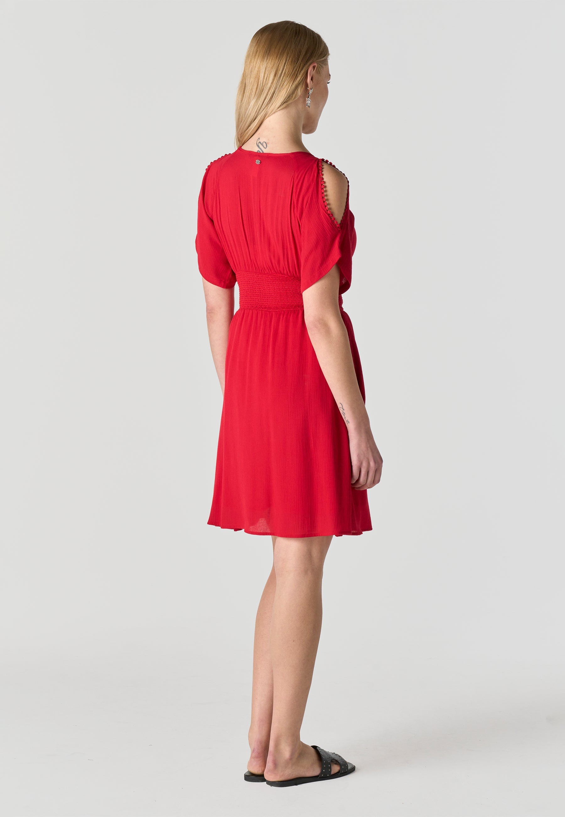 Vestido Mujer Corto Bordado – Koroshi 2612VS15