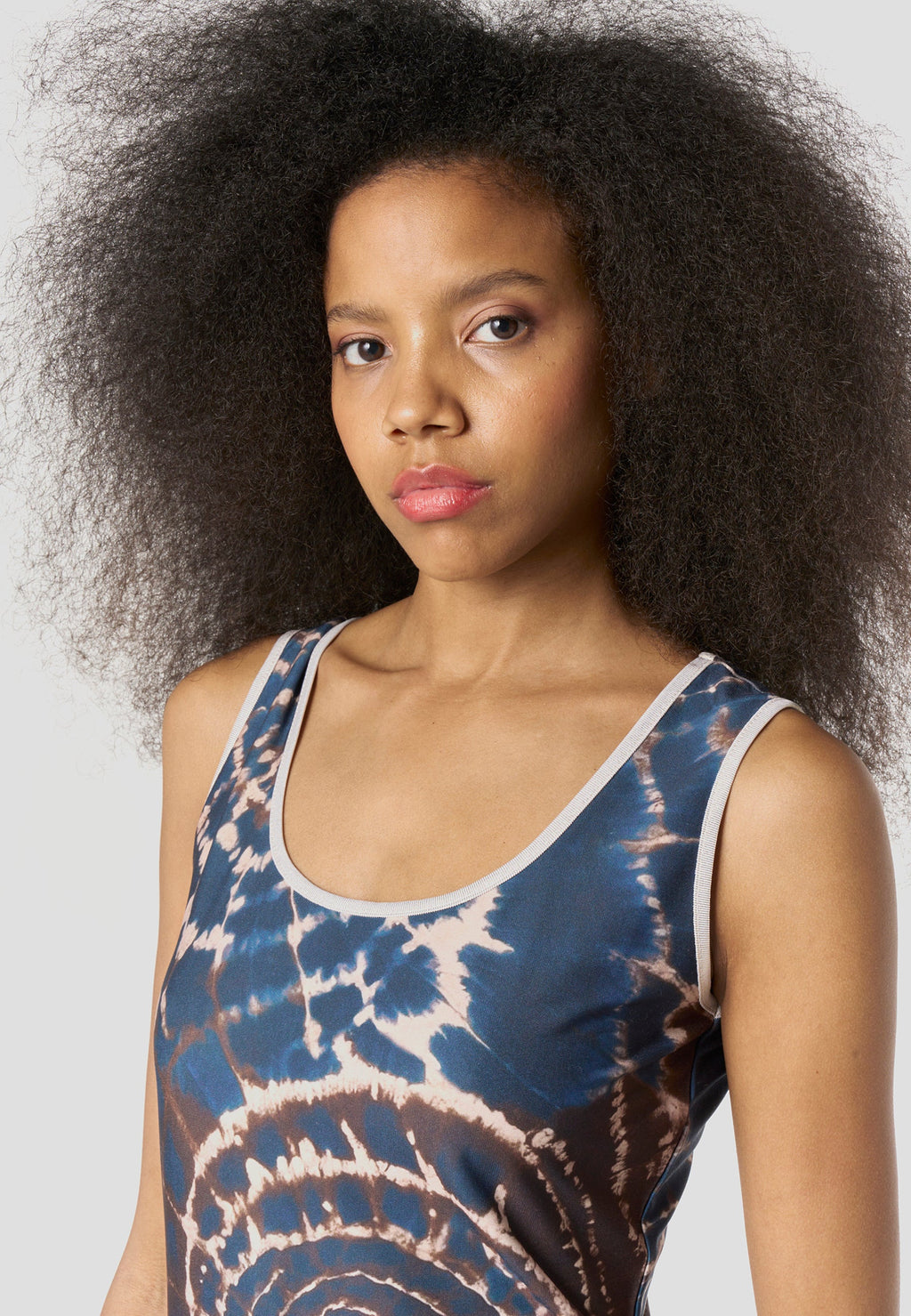 Vestido Mujer Largo Estampado Tie-Dye – Koroshi Multicolor