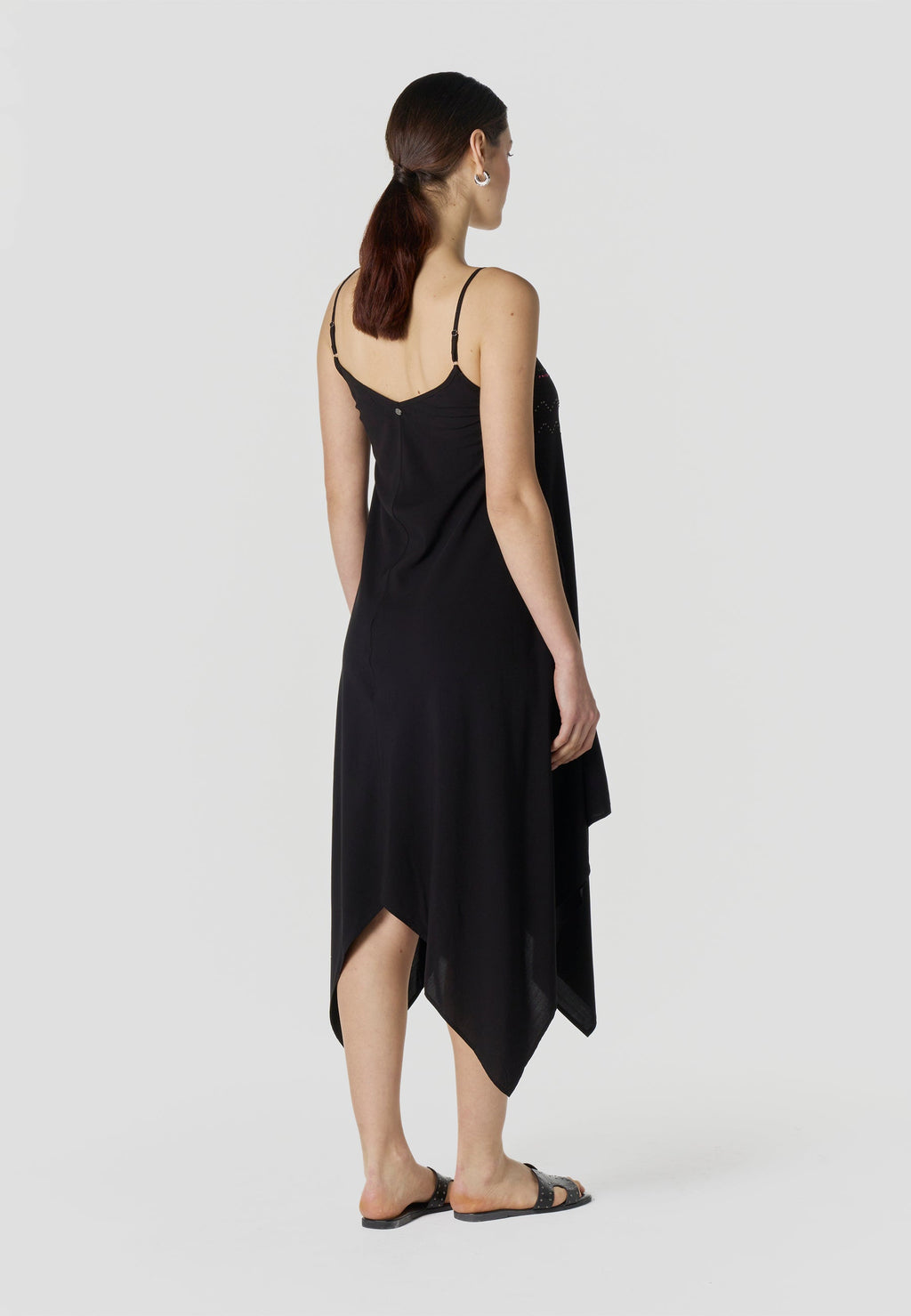 Vestido Mujer Largo Tirantes Estampado Mandala Asimétrico – Koroshi 2612VS91