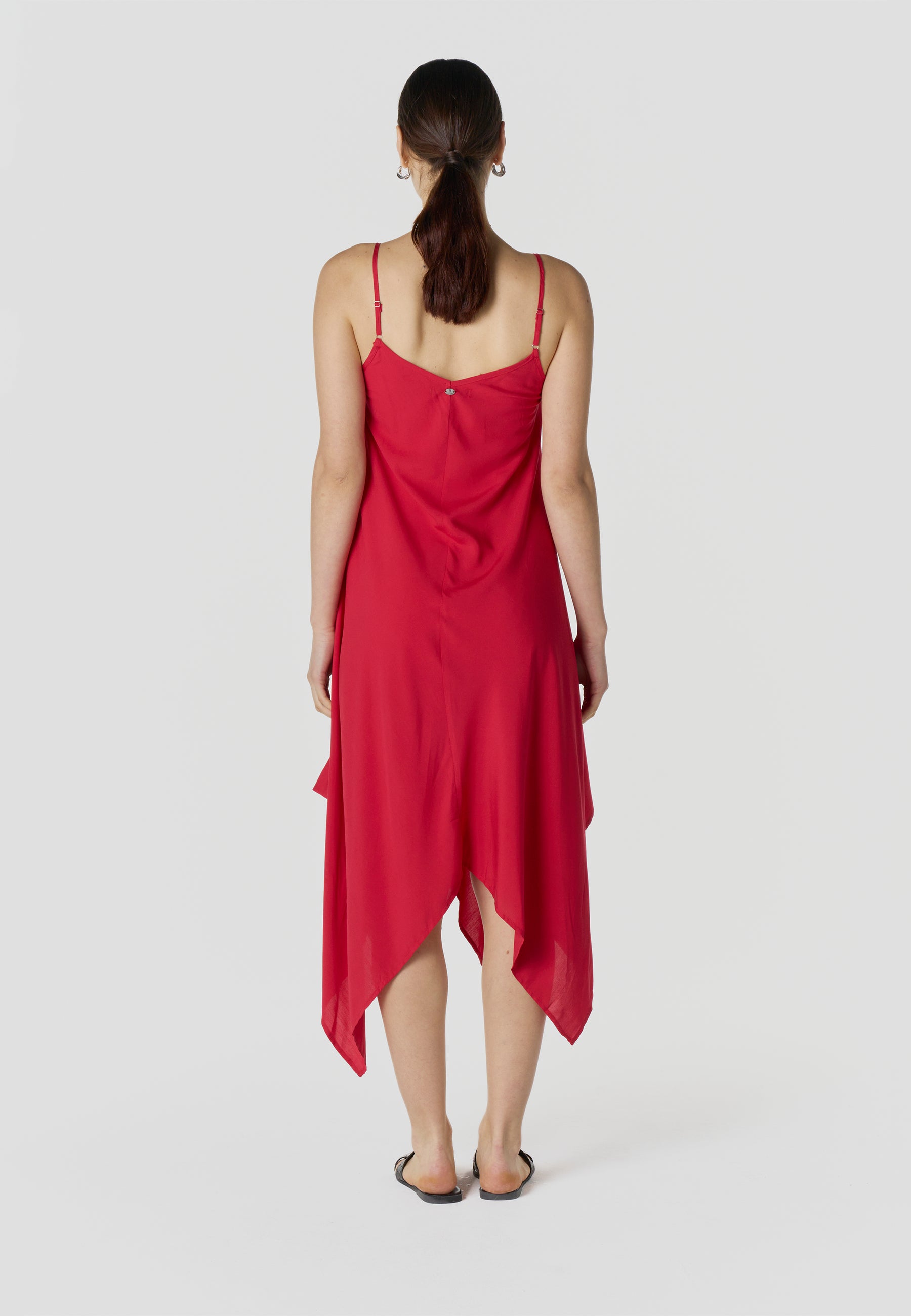 Vestido Mujer Largo Tirantes Estampado Mandala Asimétrico – Koroshi 2612VS91
