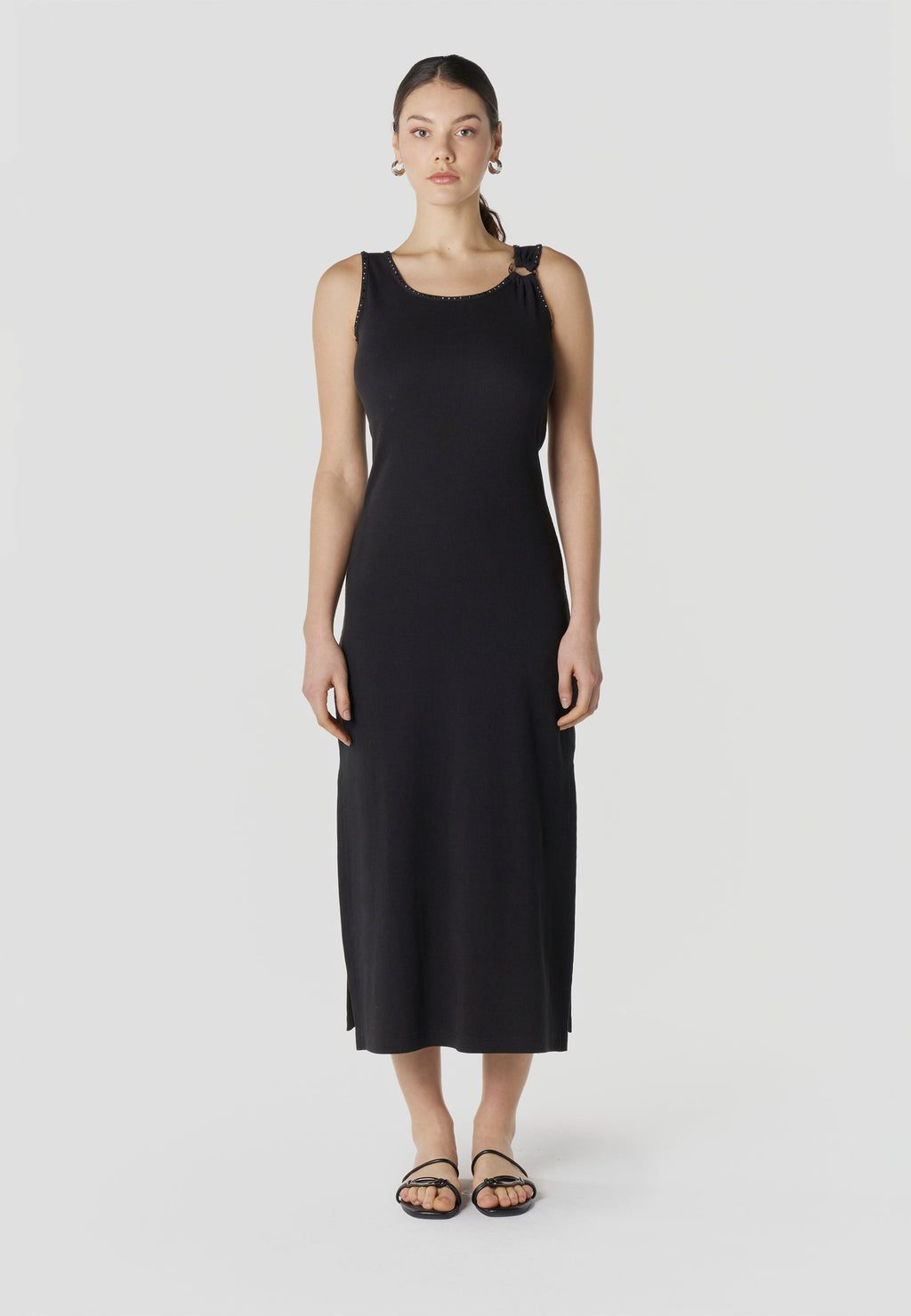 Vestido Mujer Largo Punto Acanalado – Koroshi 2612VS99