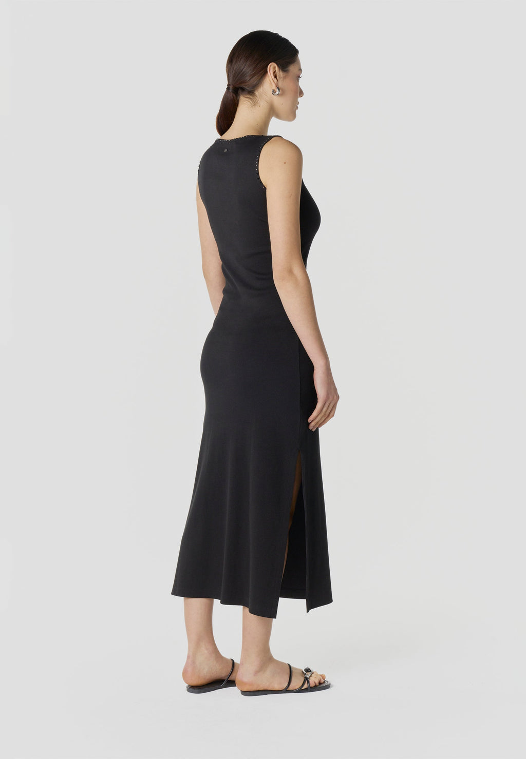 Vestido Mujer Largo Punto Acanalado – Koroshi 2612VS99