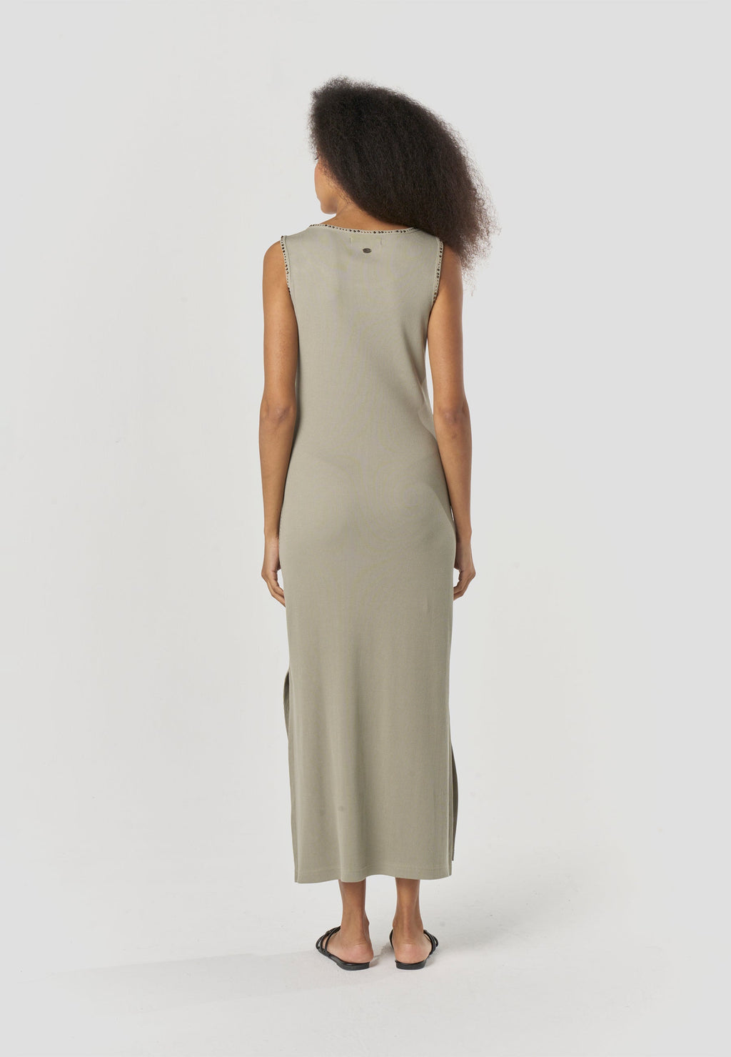 Vestido Mujer Largo Punto Acanalado – Koroshi 2612VS99