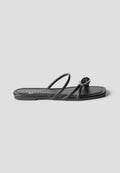Sandalias Planas Mujer Tiras Finas – Koroshi Negra