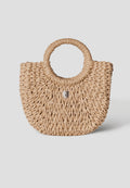 Bolso Capazo Rafia Pequeño Mujer – Koroshi Natural