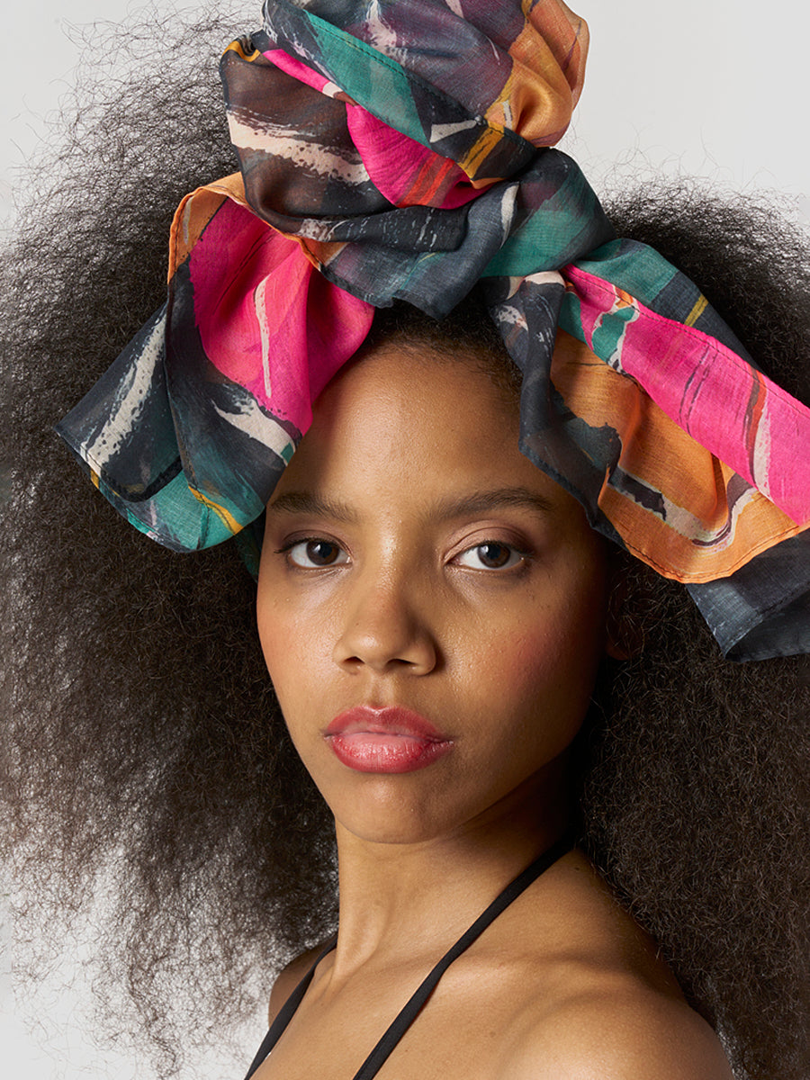 Pañuelo Foulard Estampado Mujer – Koroshi 2612ZF01