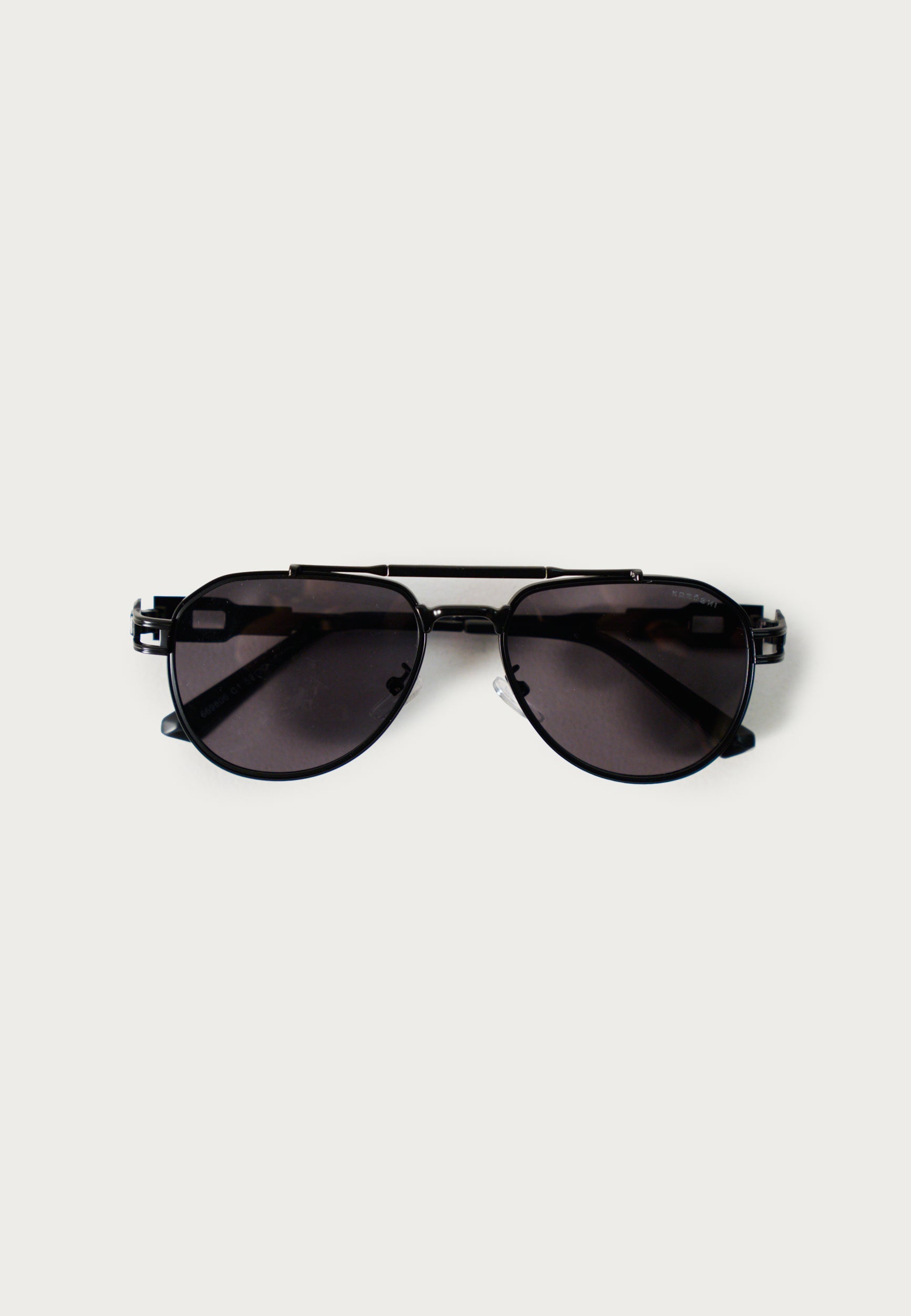 Gafas de Sol Aviador Negras Lentes Polarizadas Efecto Smoke Prot. UV – KOROSHI