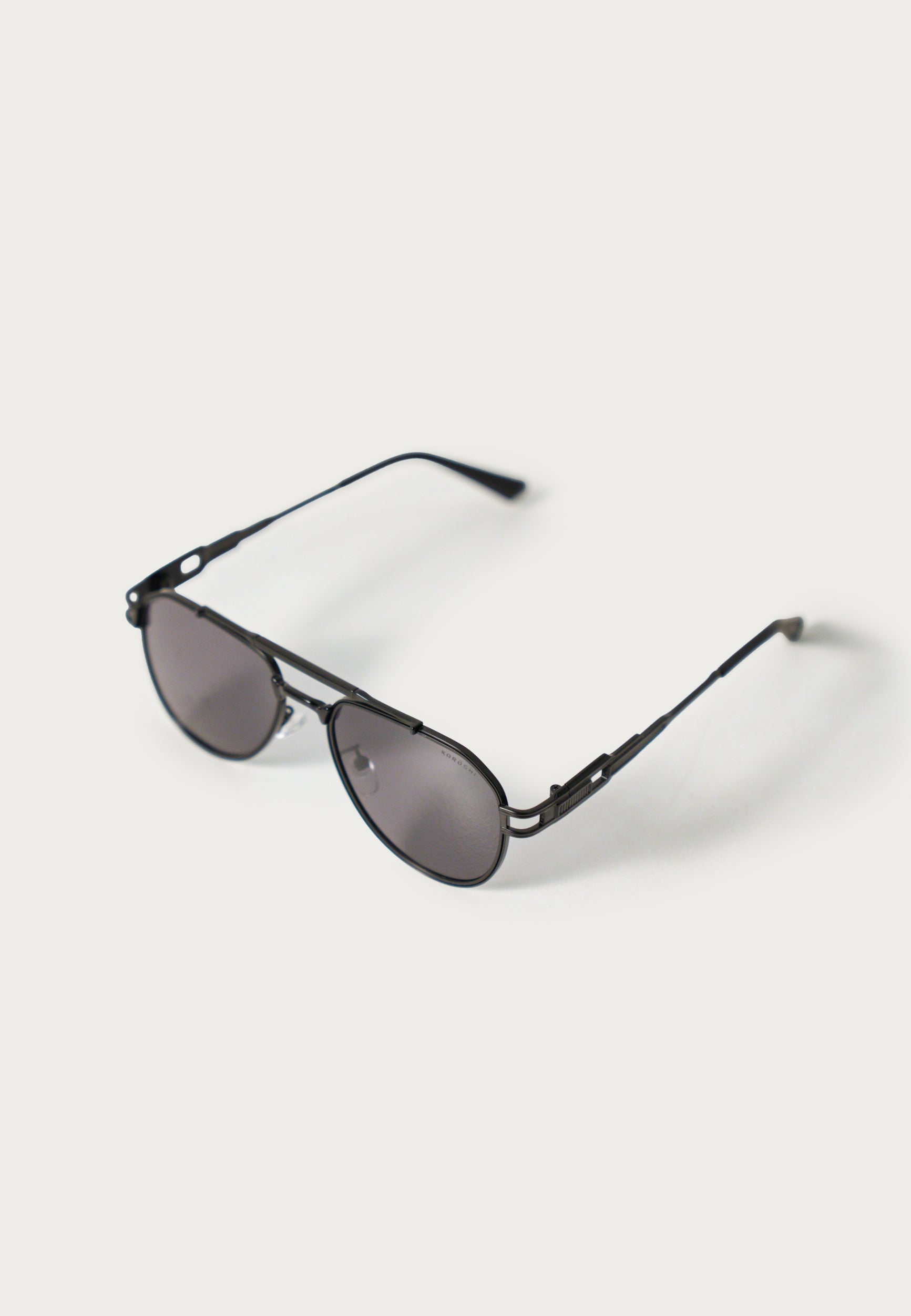Gafas de Sol Aviador Negras Lentes Polarizadas Efecto Smoke Prot. UV – KOROSHI