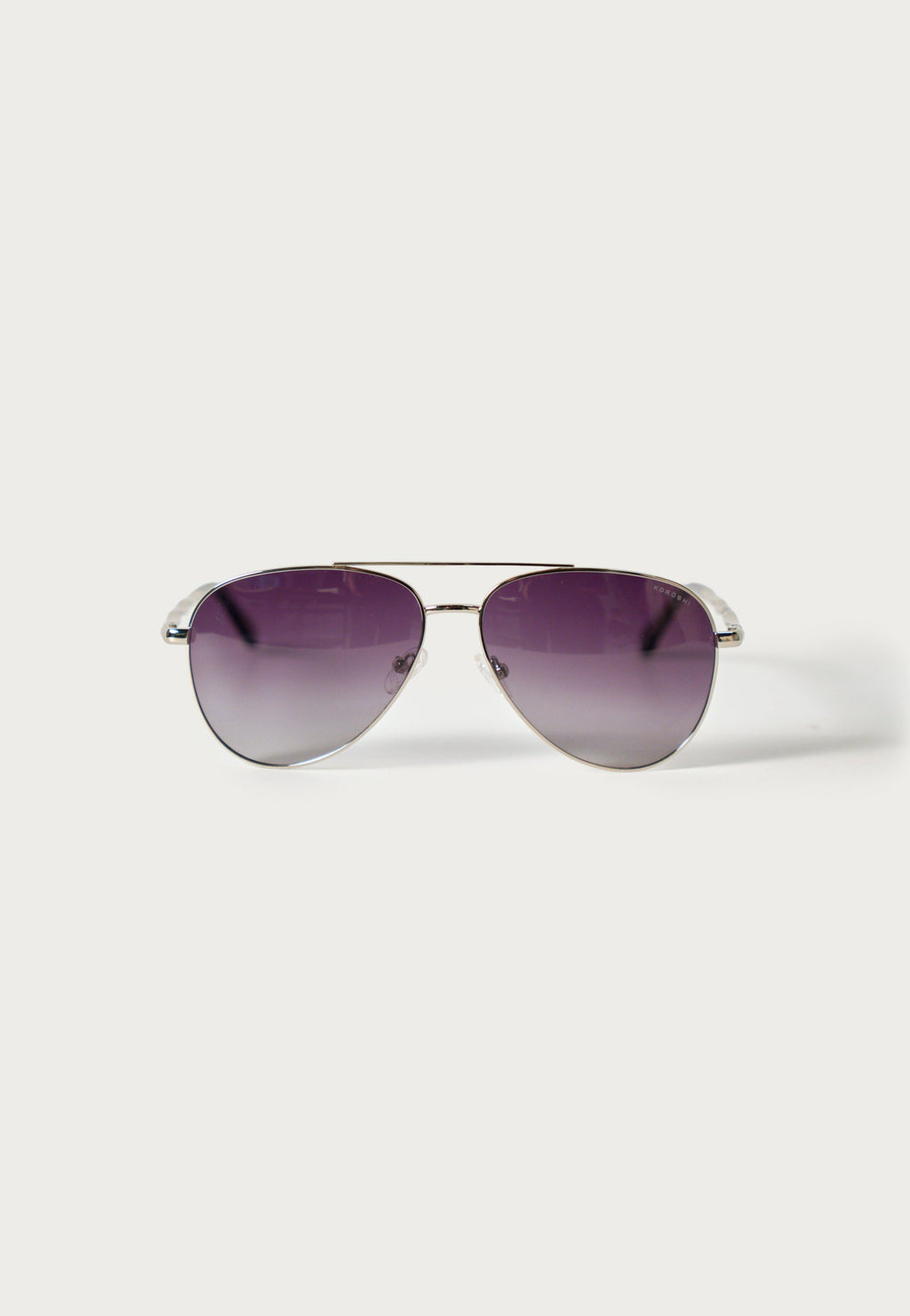 Gafas de Sol Hombre Aviador Plata Lentes Ahumados Prot. UV – KOROSHI