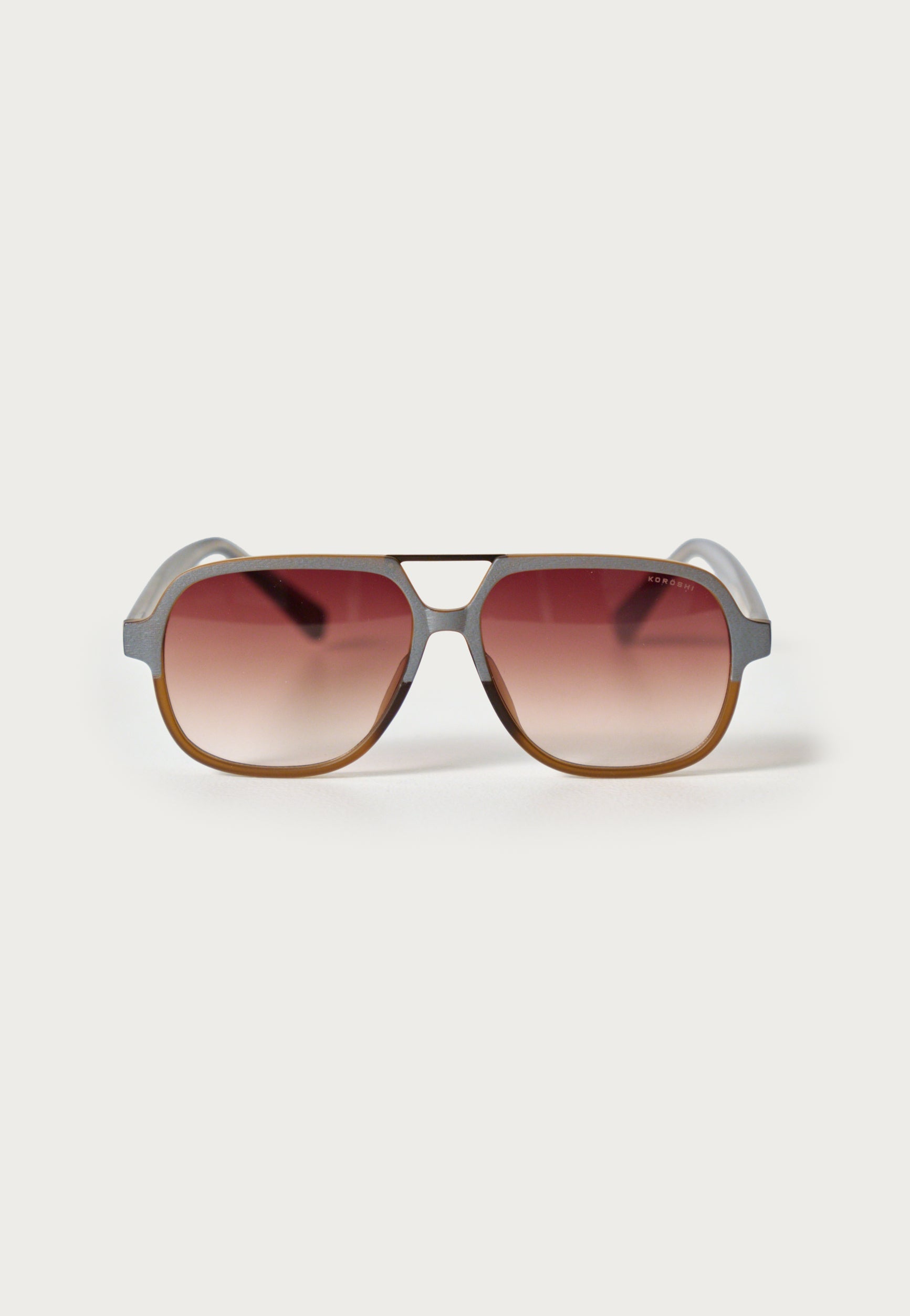 Gafas de Sol Hombre Rectangulares Gris Lentes Degradadas Prot. UV – KOROSHI