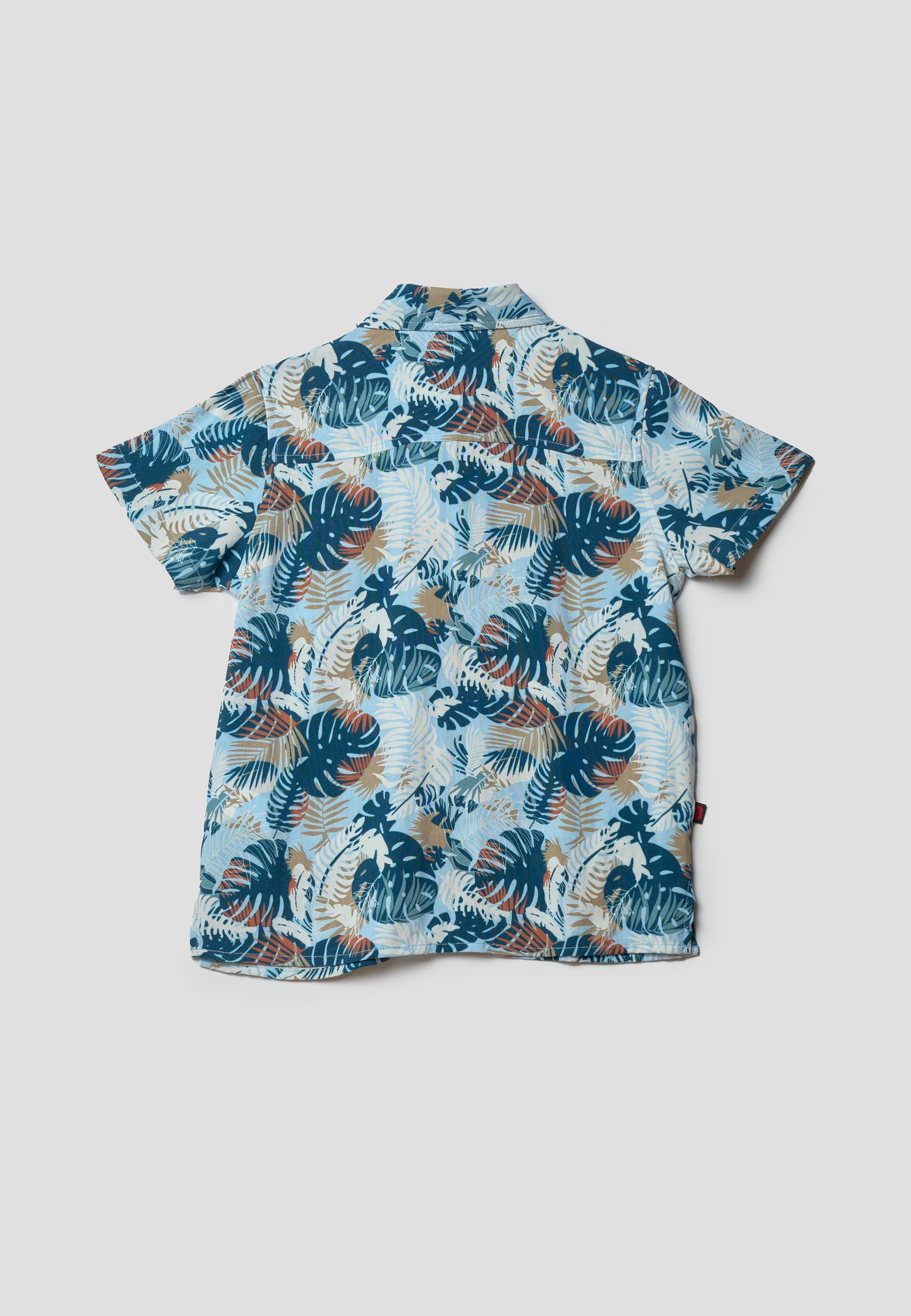 Camisa Niño Manga Corta Tropical Viscosa – Koroshi Multicolor