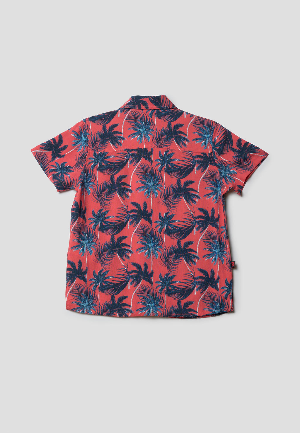 Camisa Niño Manga Corta Estampada Viscosa – Koroshi Coral