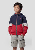 Chaqueta Niño con Capucha y Cremallera – Koroshi Navy