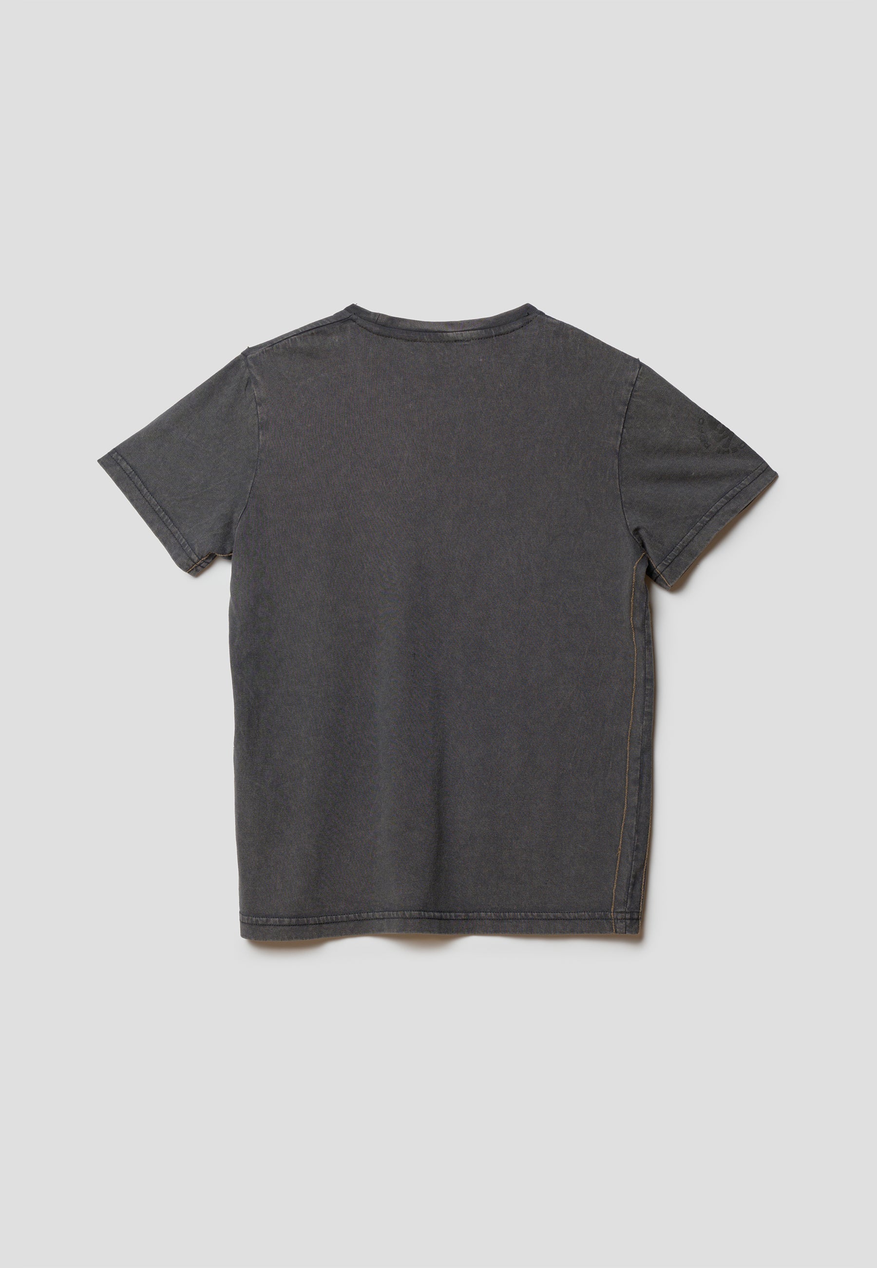Camiseta Niño Manga Corta Estampada Algodón – Koroshi Negro