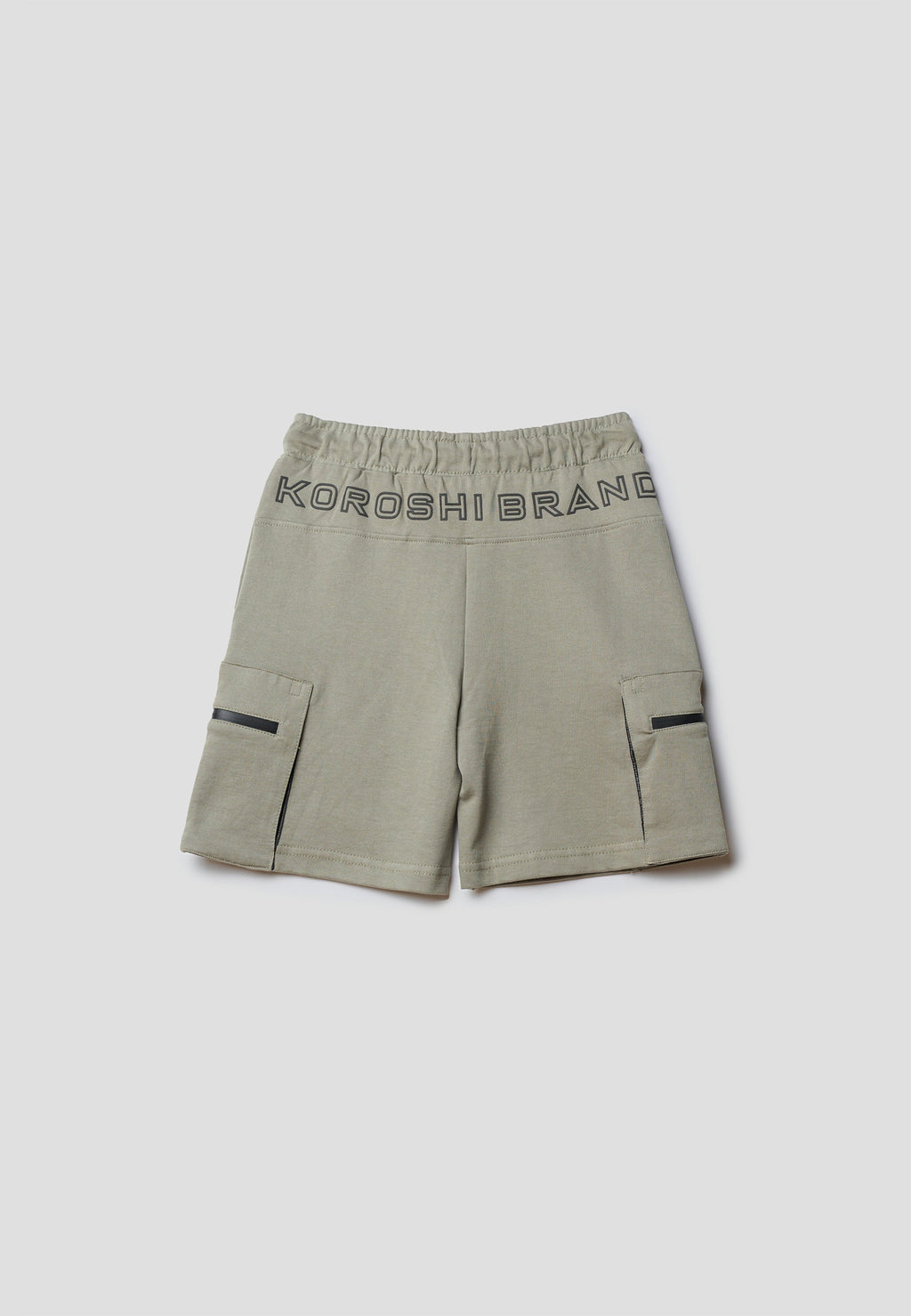 Pantalón Corto Cargo Niño Algodón – Koroshi Kaki