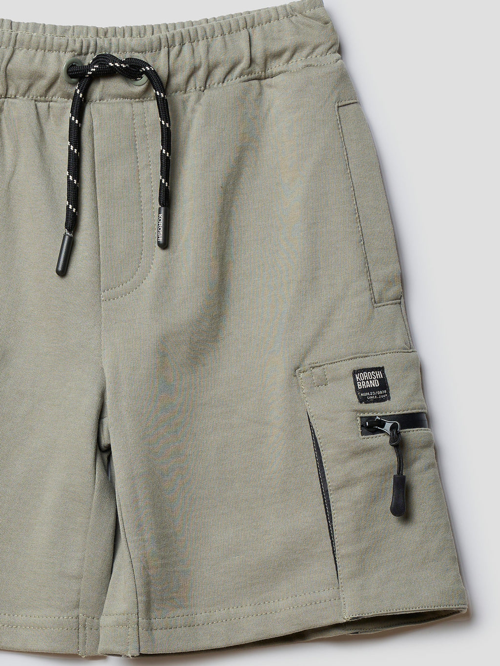 Pantalón Corto Cargo Niño Algodón – Koroshi Kaki
