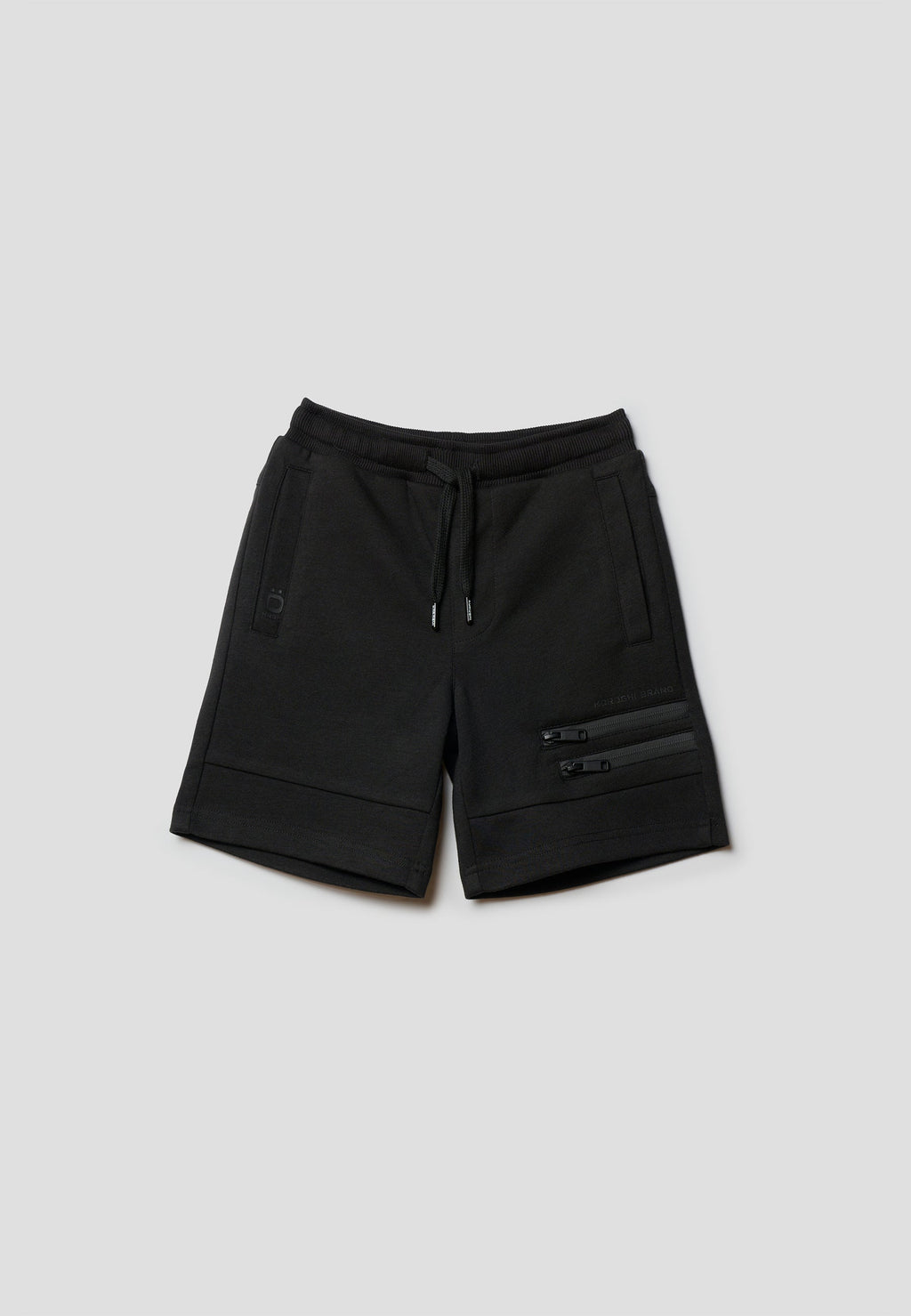Bermuda Niño Cintura Elástica Cordón – Koroshi Negro