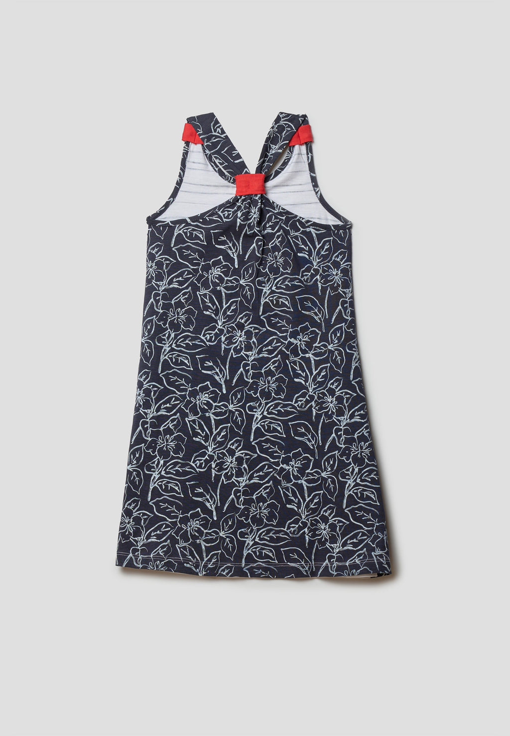 Vestido de tirantes de rayas azul marino niña | Koroshi