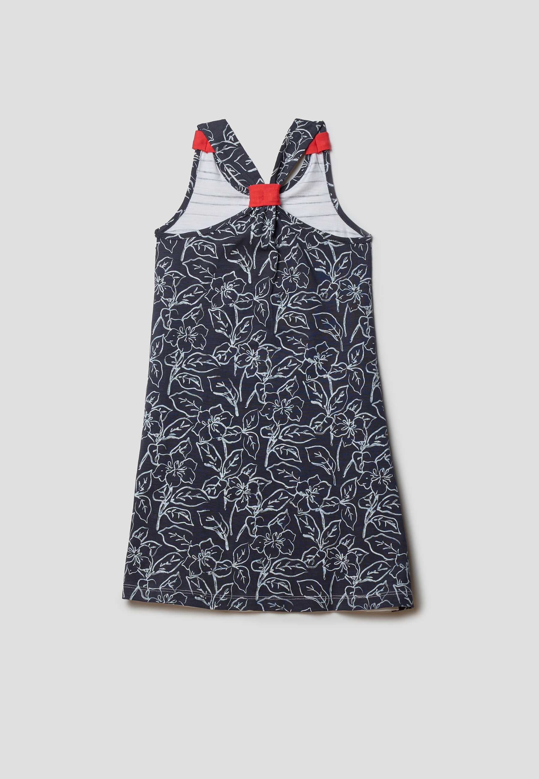 Vestido de tirantes de rayas azul marino niña | Koroshi