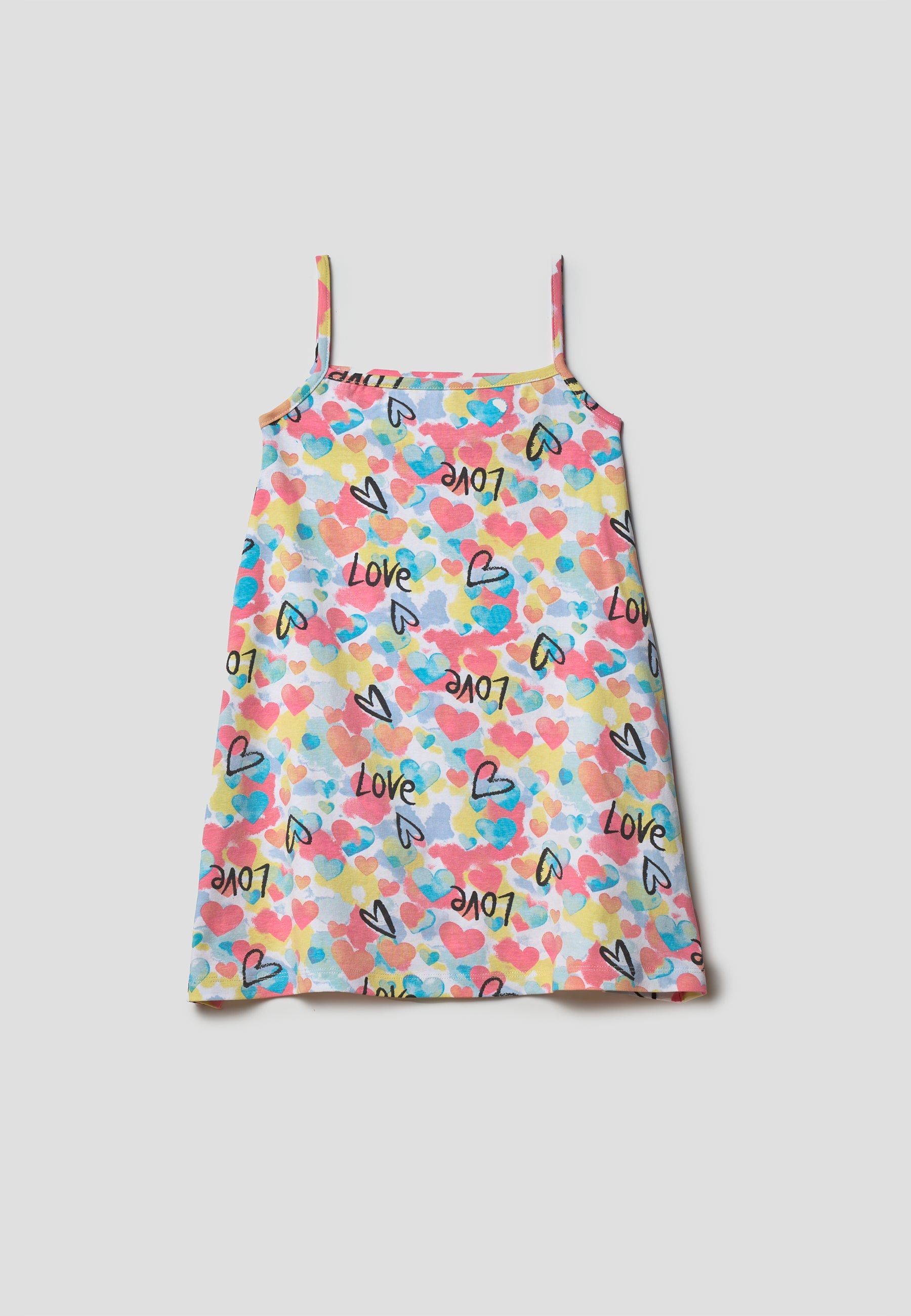 Vestido de tirantes estampado floral niña | Koroshi